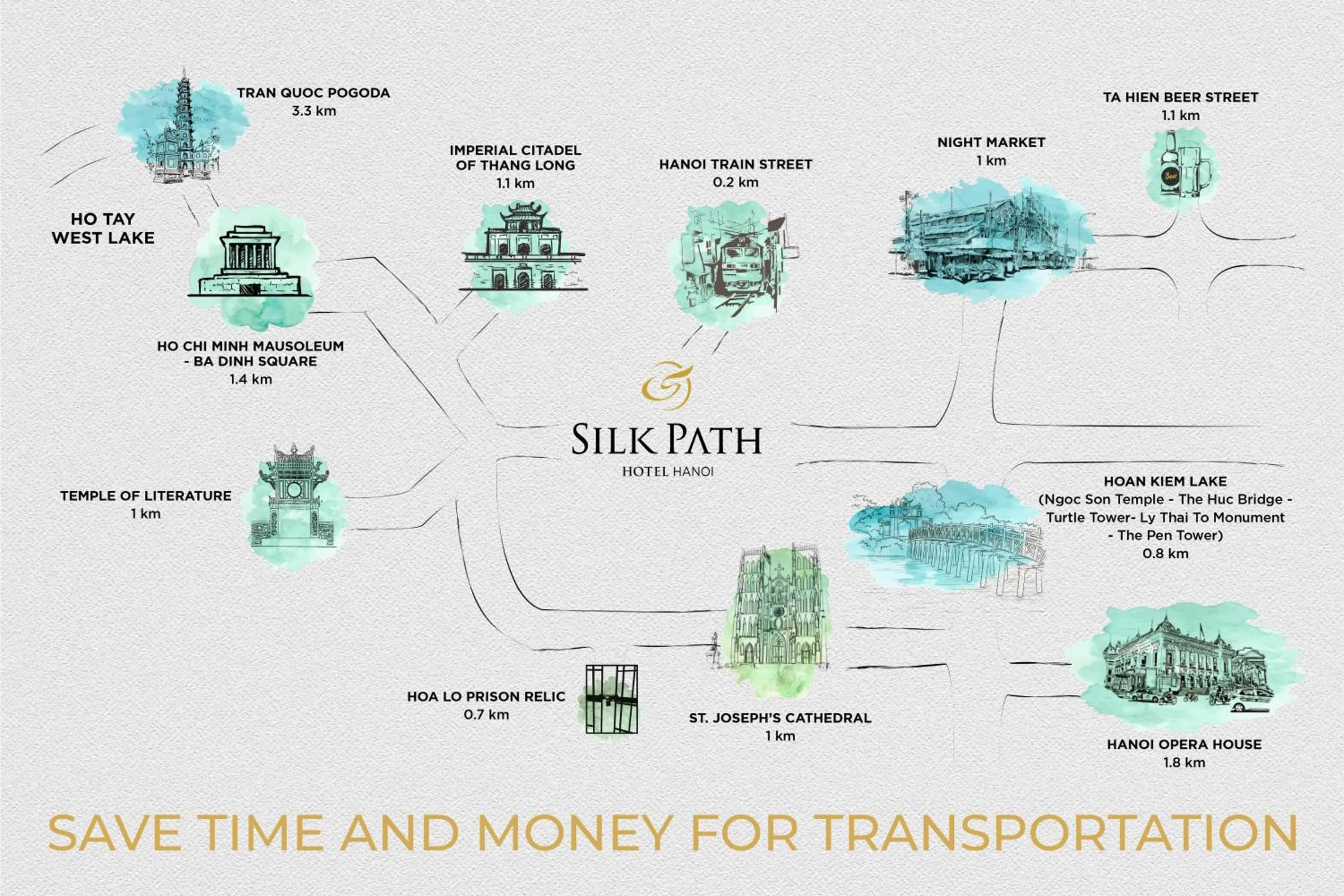 Text overlay in Silk Path Hotel Hanoi