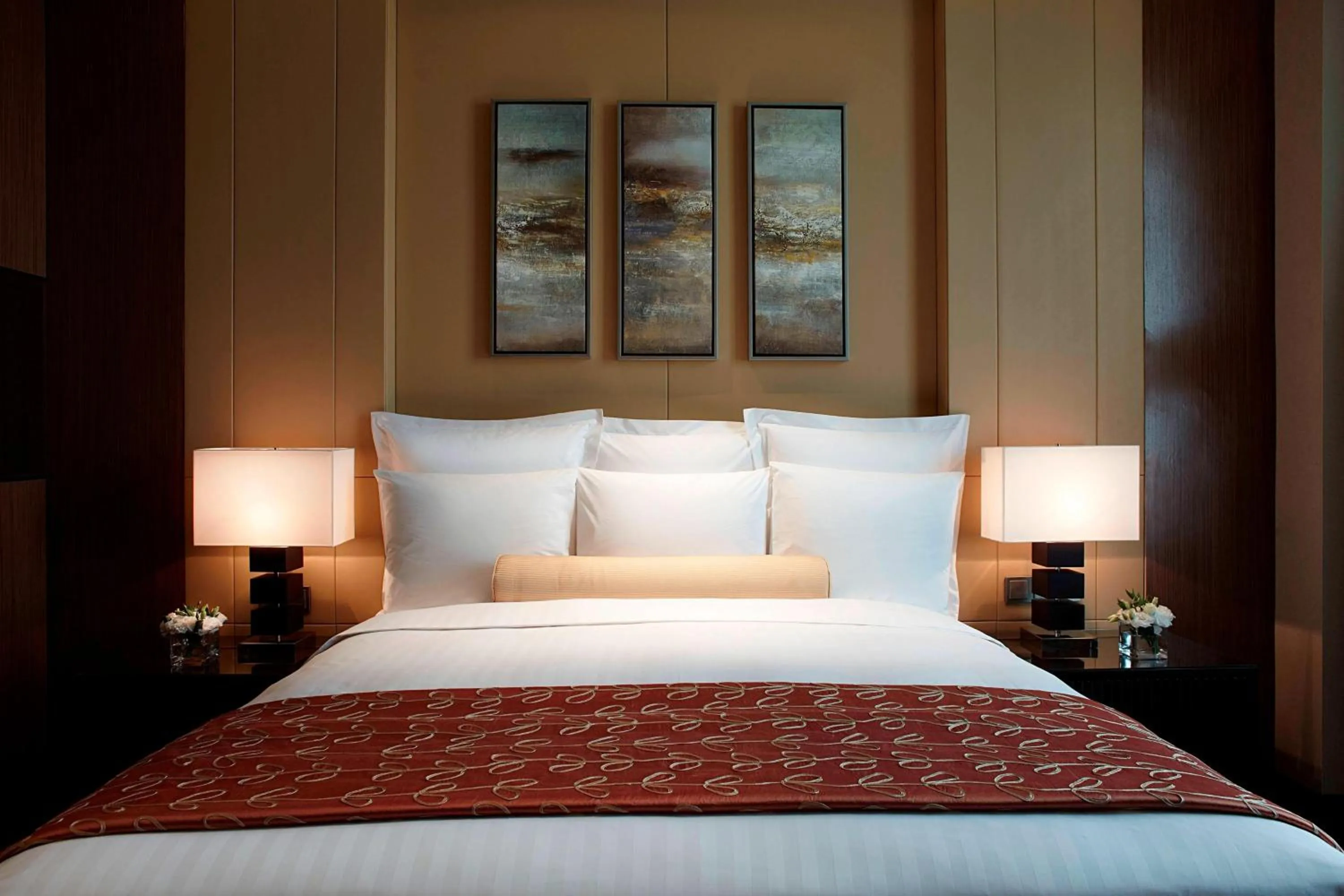 Bedroom, Bed in Marriott Executive Apartment Tianjin Lakeview