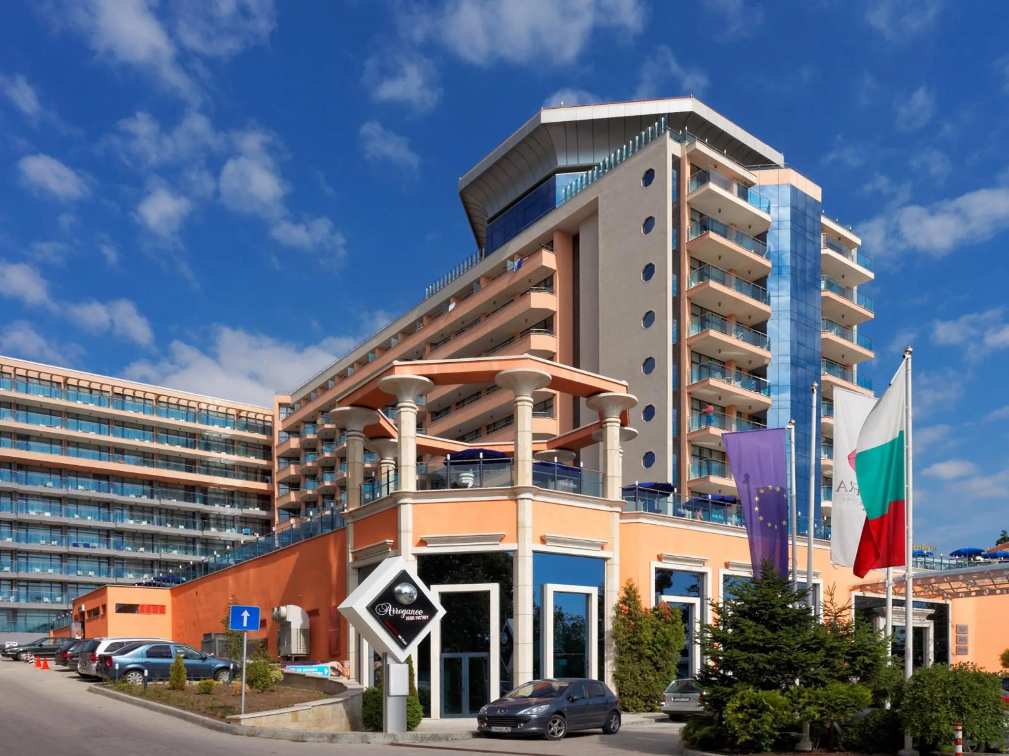 Facade/entrance in Astera Hotel & Spa with FREE PRIVATE BEACH