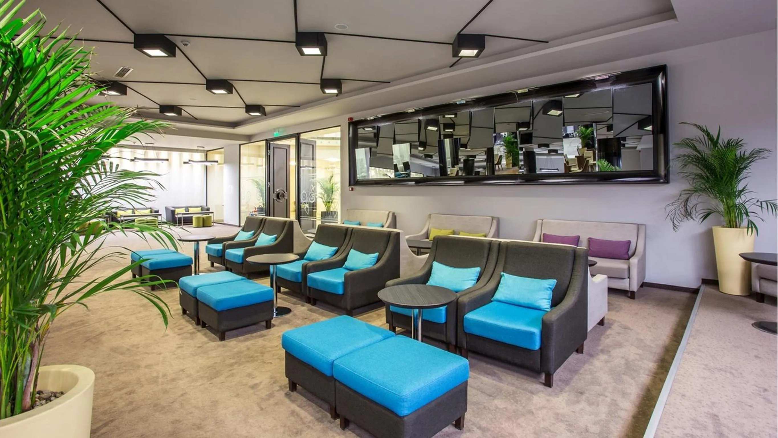 Lobby or reception in Astera Hotel & Spa with FREE PRIVATE BEACH