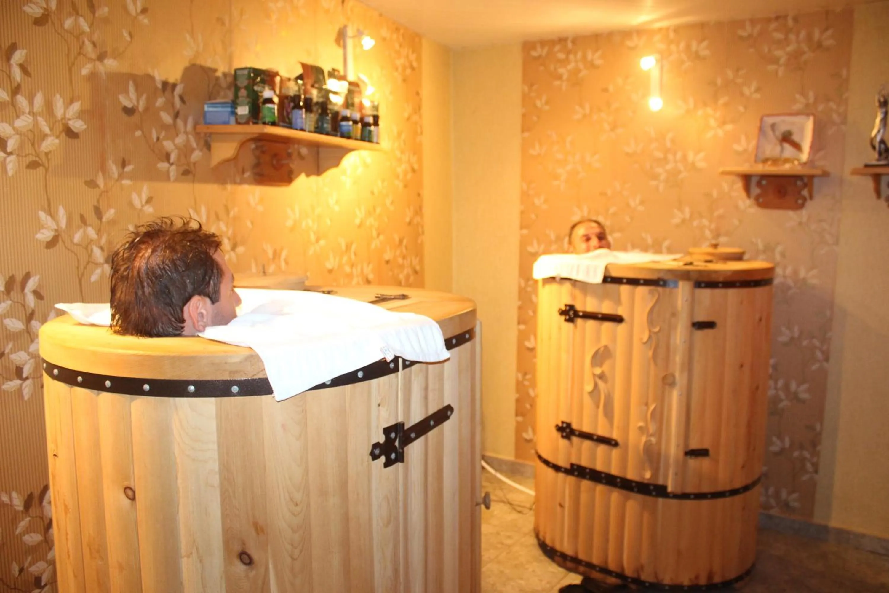 Sauna in Villa ReTa Hotel & SPA