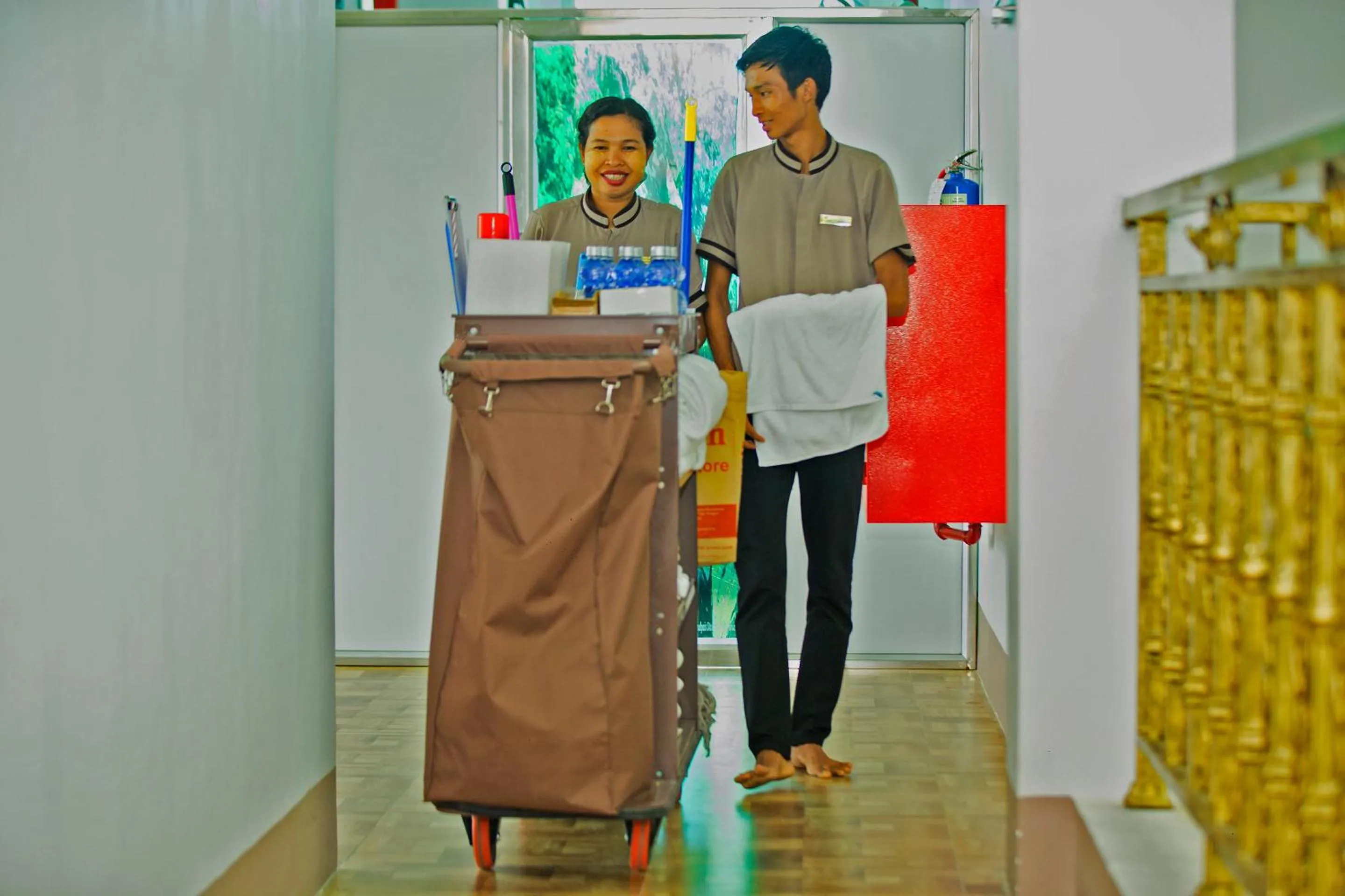 Staff in Virtue Highland Hotel