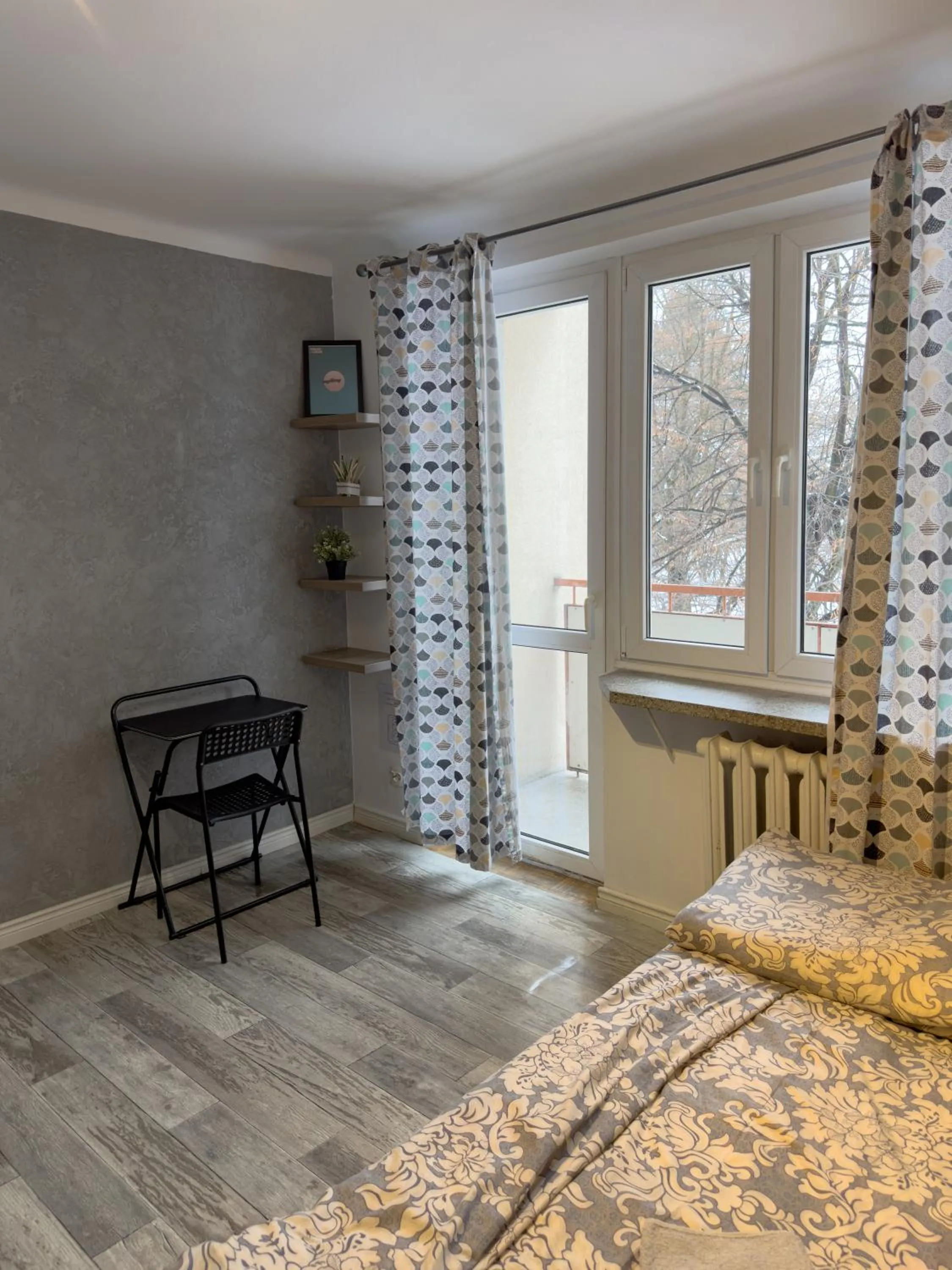 Bed in Kwadrat B&B Jałowego