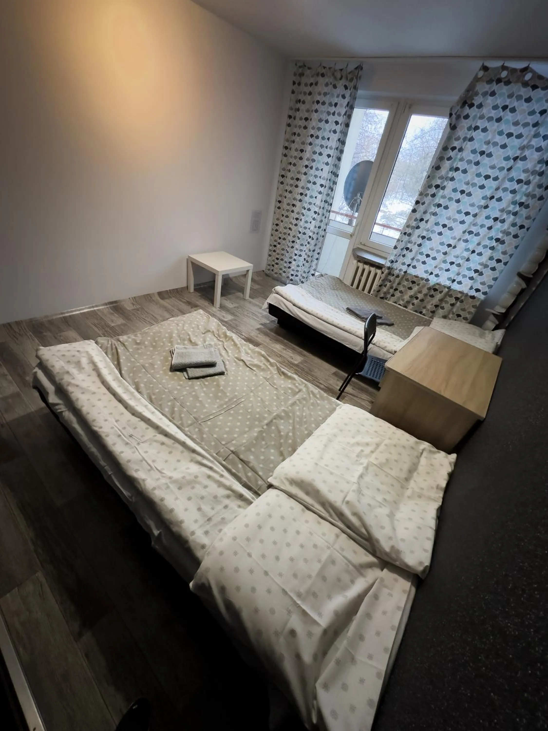 Bed in Kwadrat B&B Jałowego