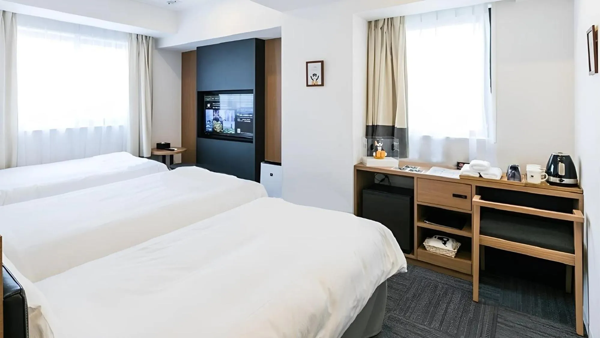 Photo of the whole room, Bed in Henn na Hotel Osaka Namba