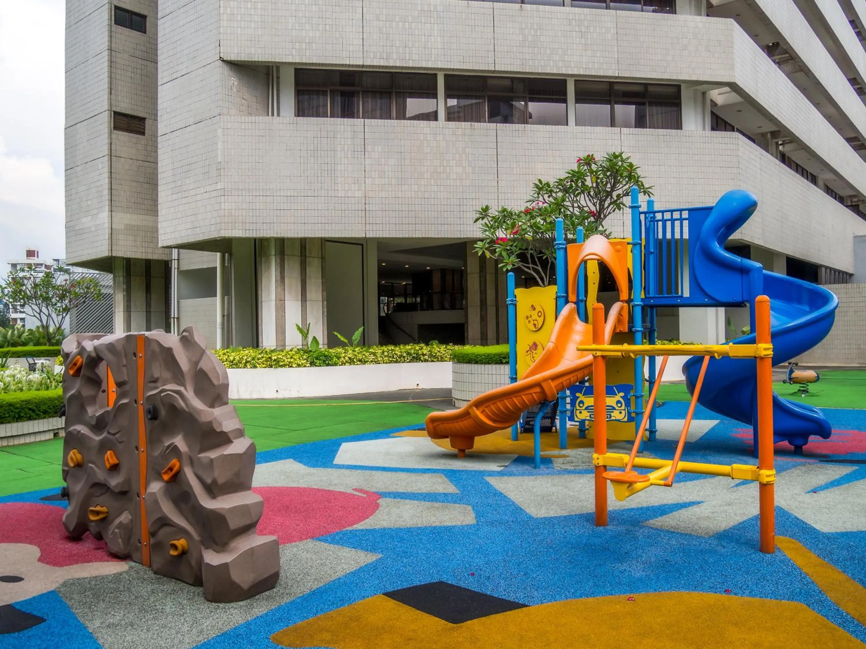 Children play ground in Far East Plaza Residences by Far East Hospitality