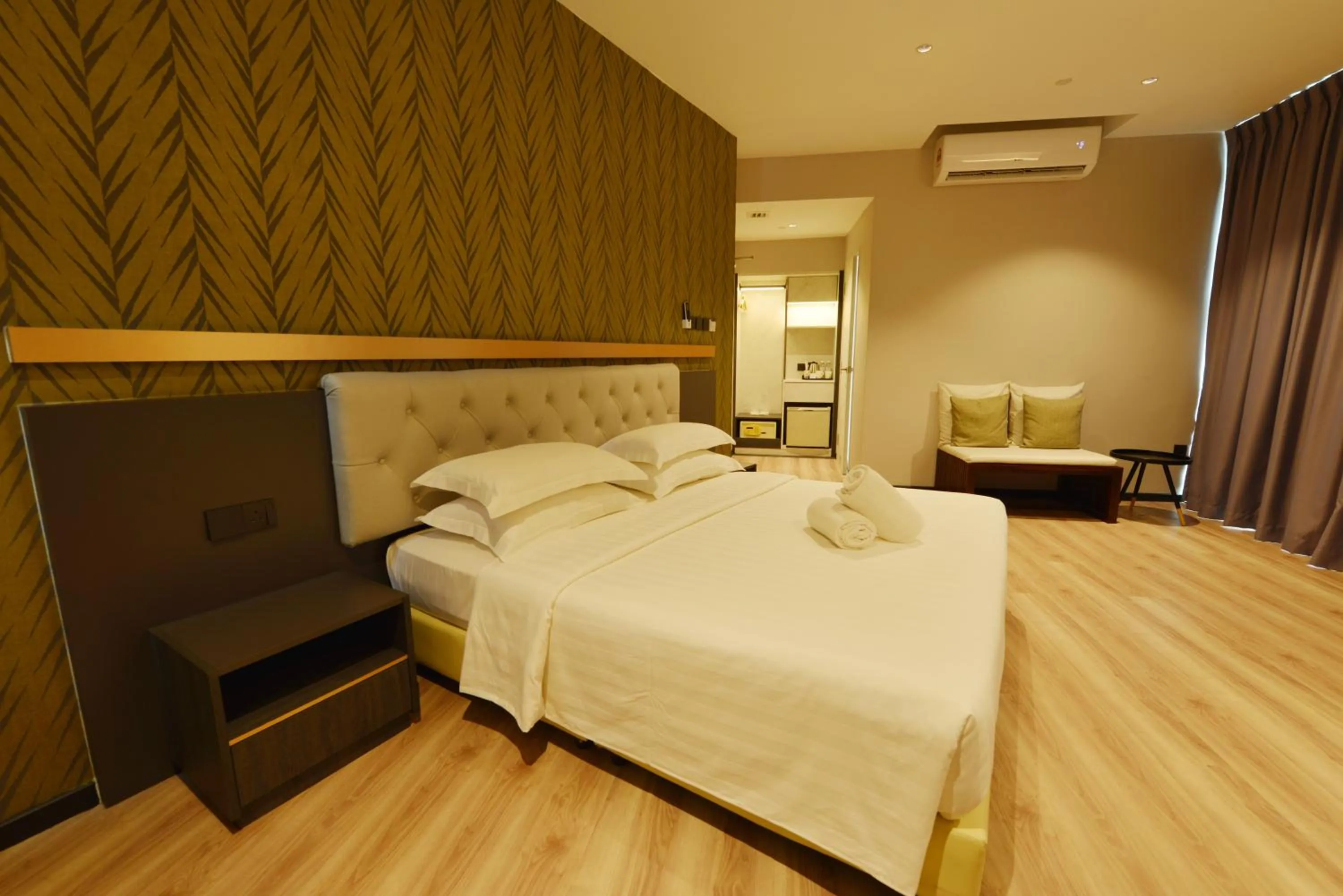 Bed in Abell Hotel