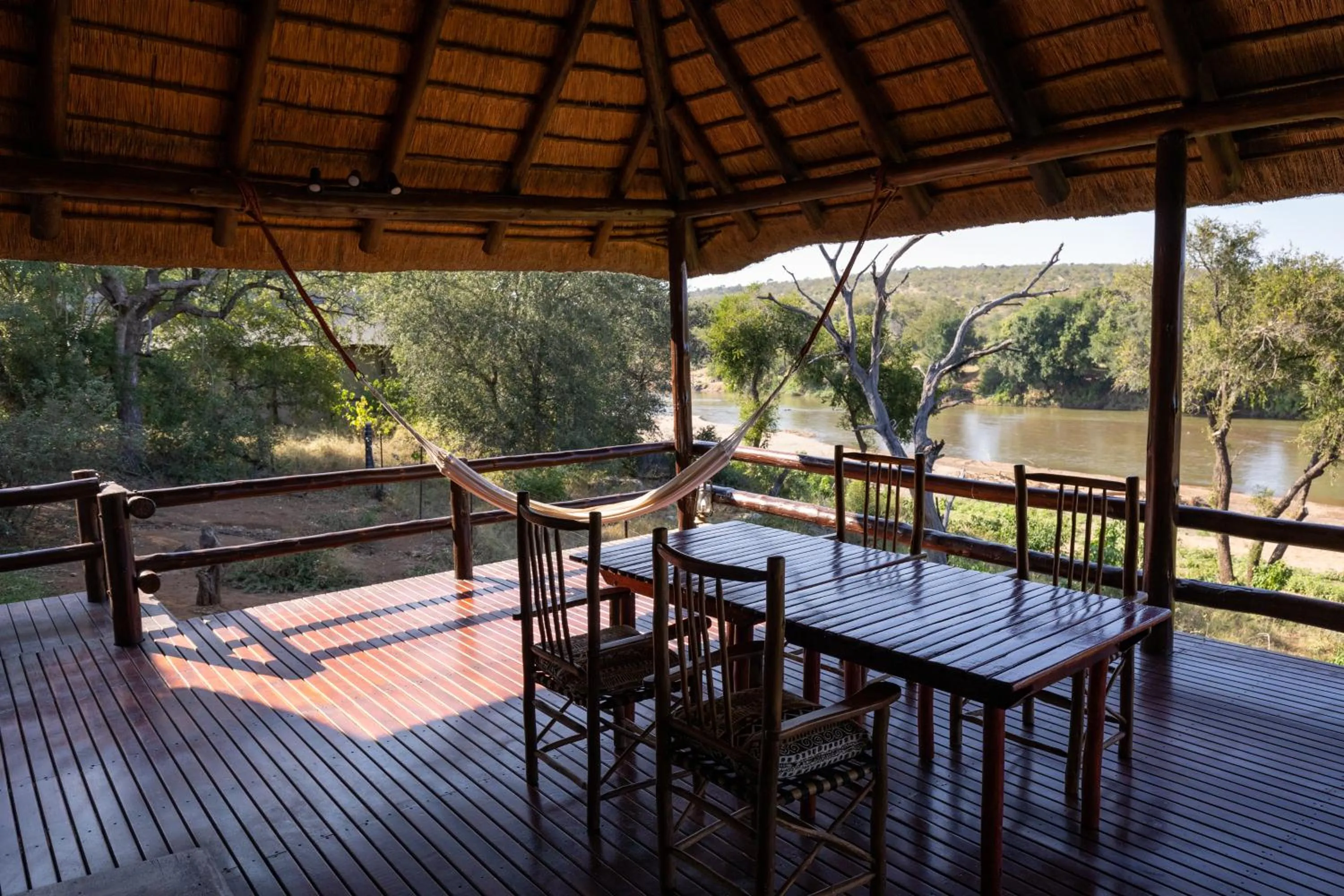 Patio in Nyati Safari Lodge