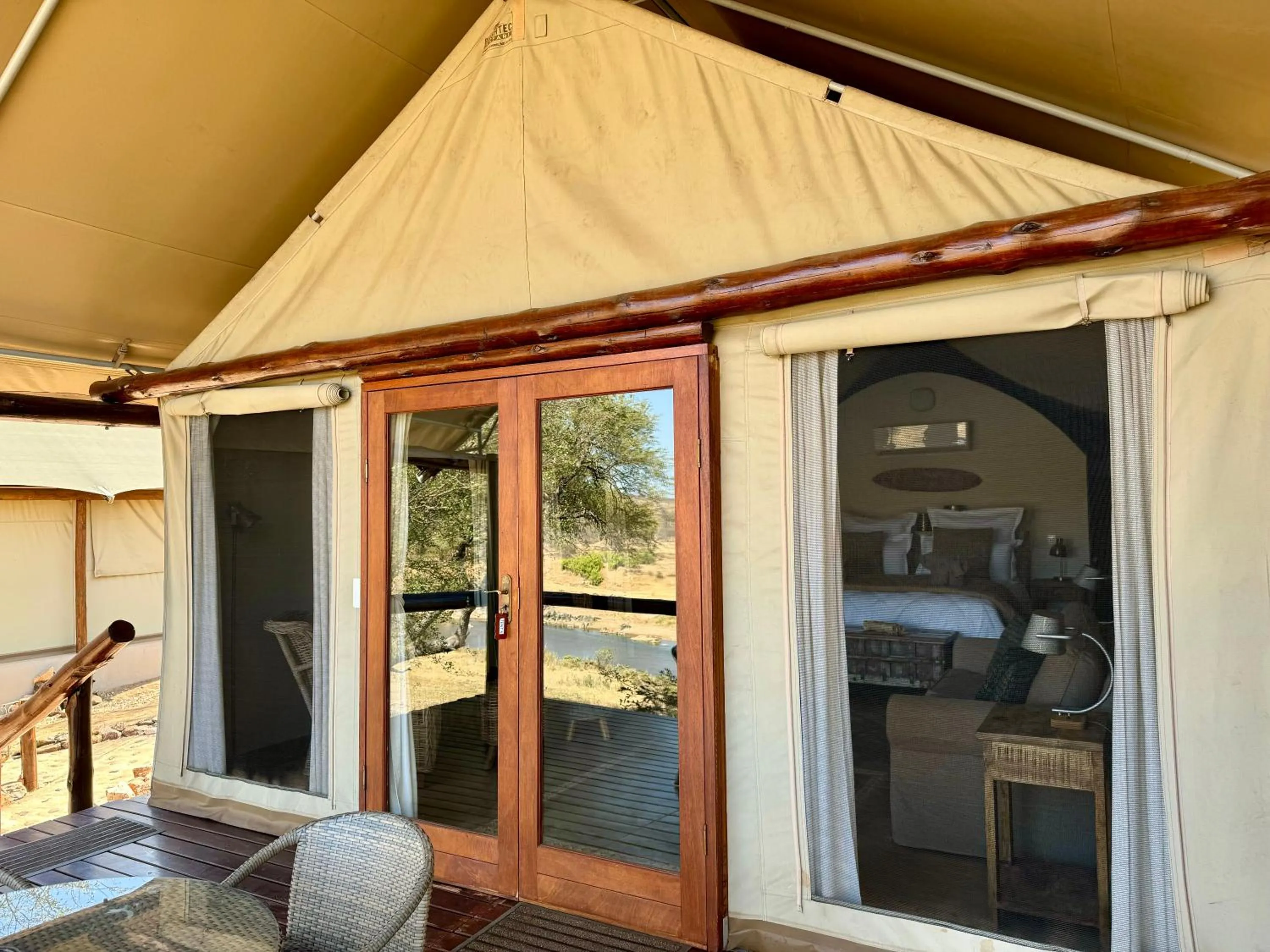 Property building in Nyati Safari Lodge