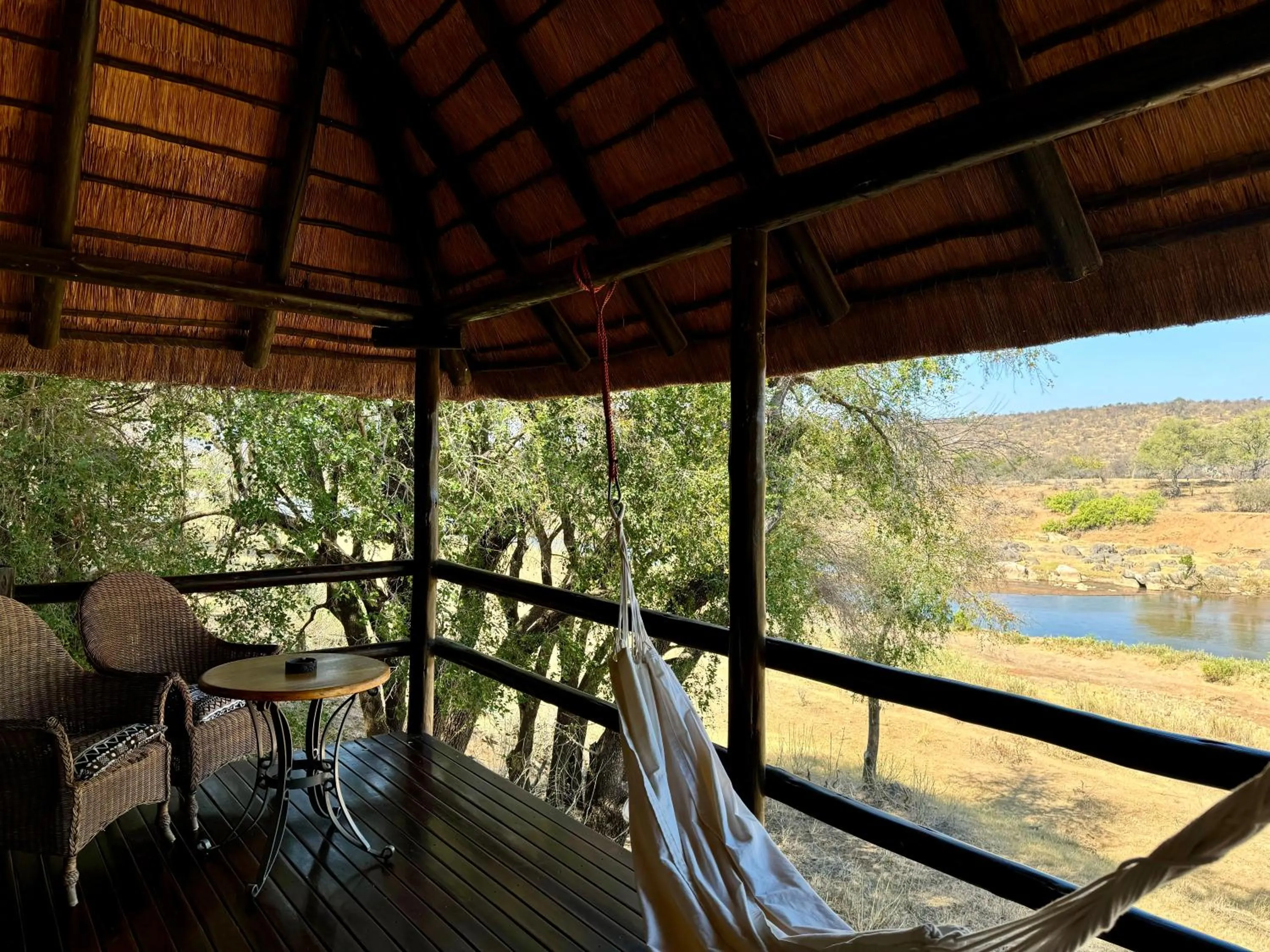 River view in Nyati Safari Lodge