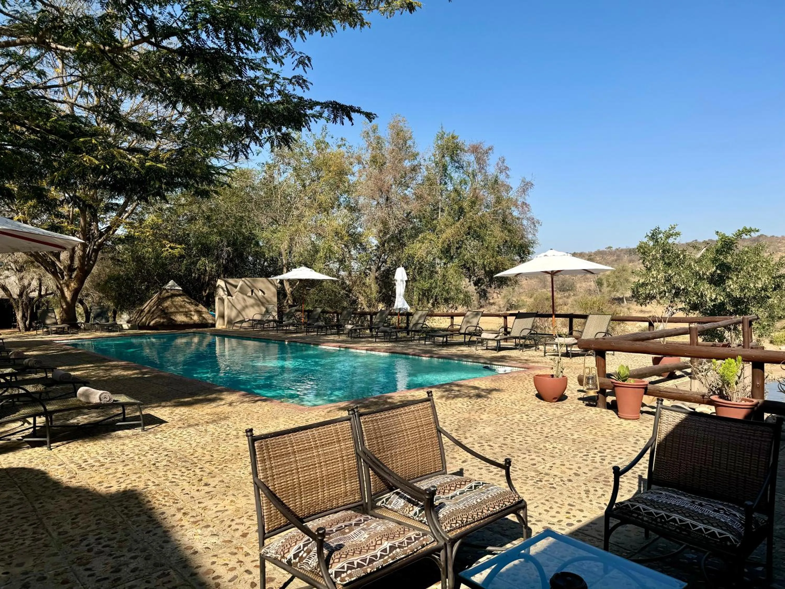 Property building in Nyati Safari Lodge