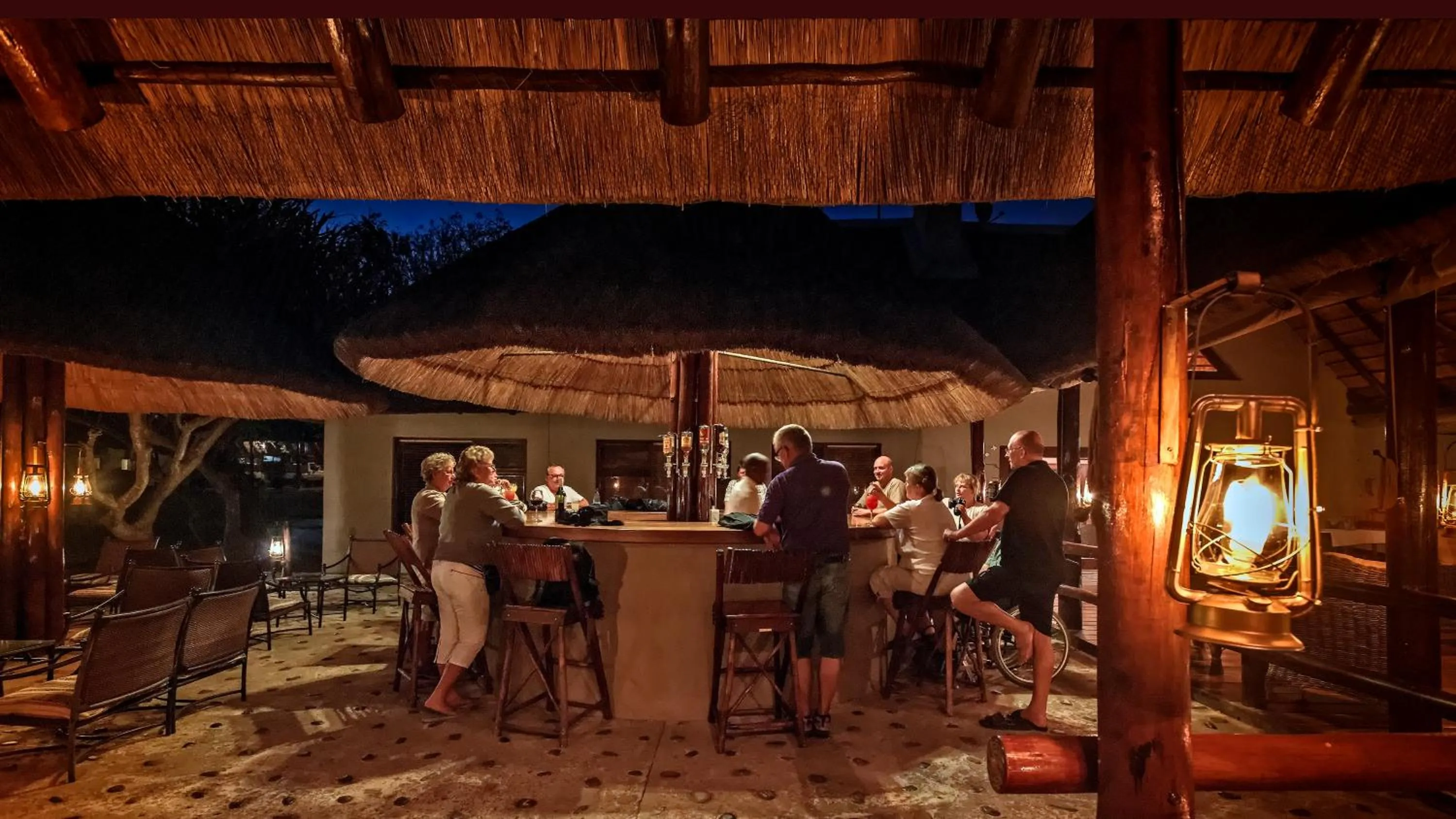 Patio in Nyati Safari Lodge