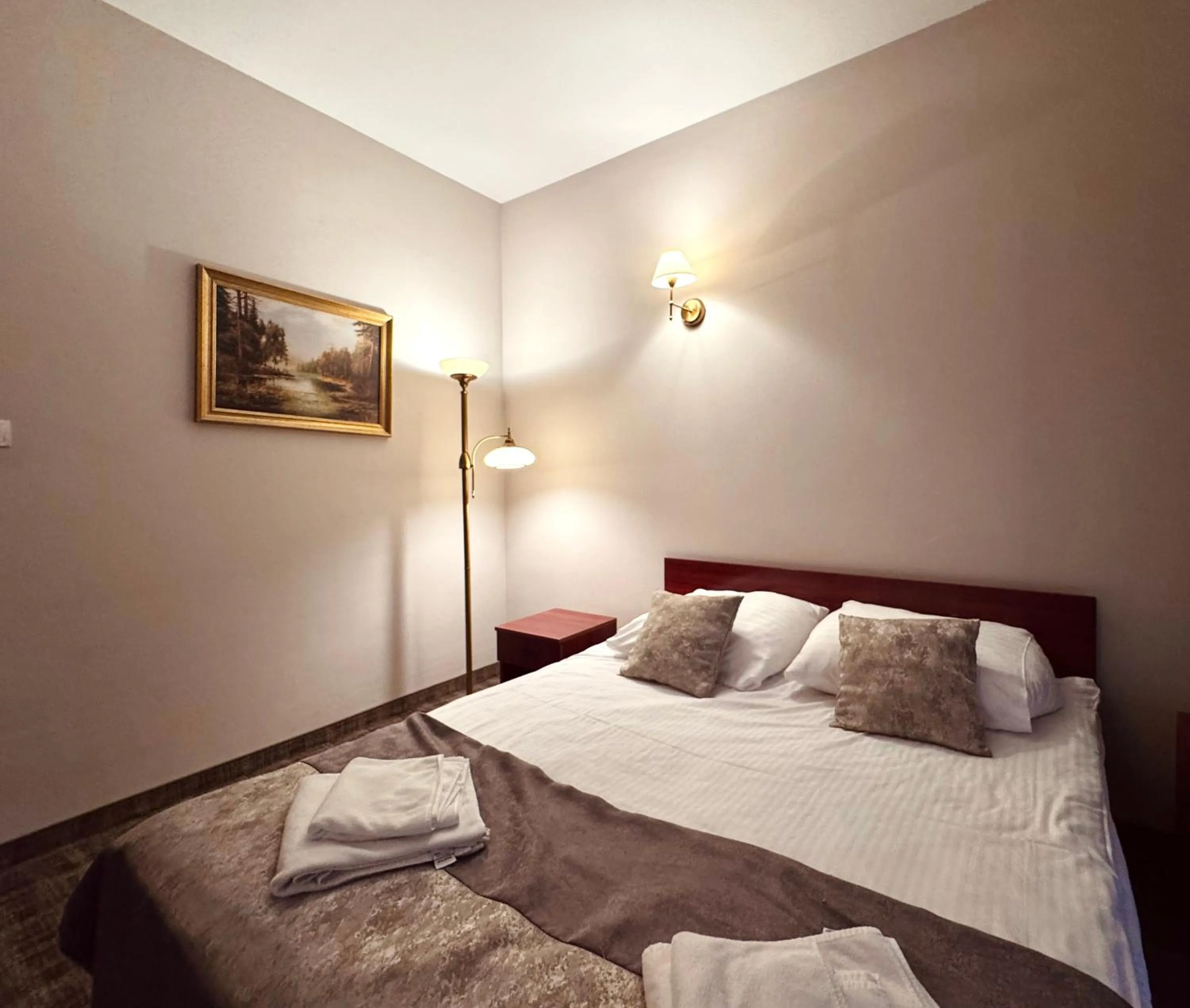 Bed in Hotel Kameralny