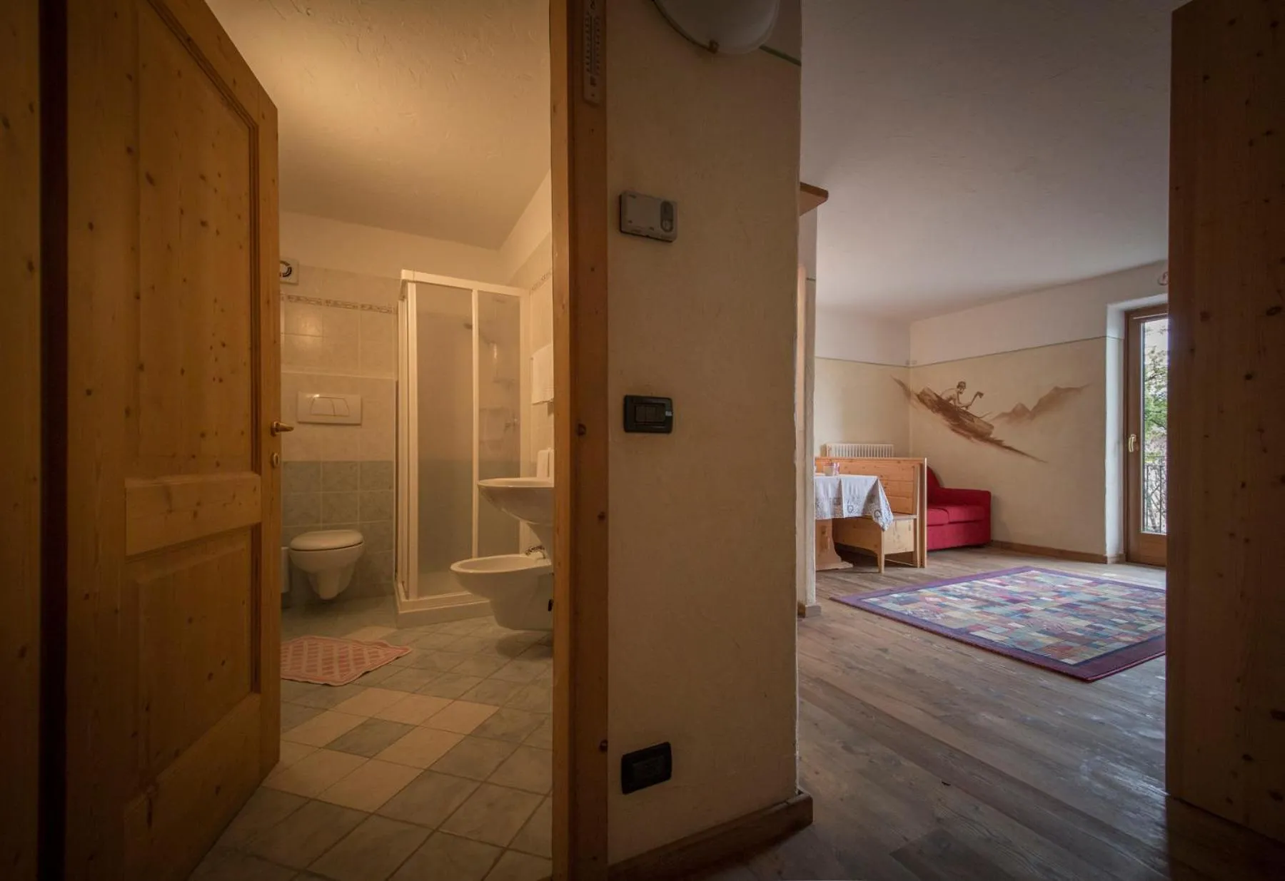 Bathroom, Bed in Residence Miramonti