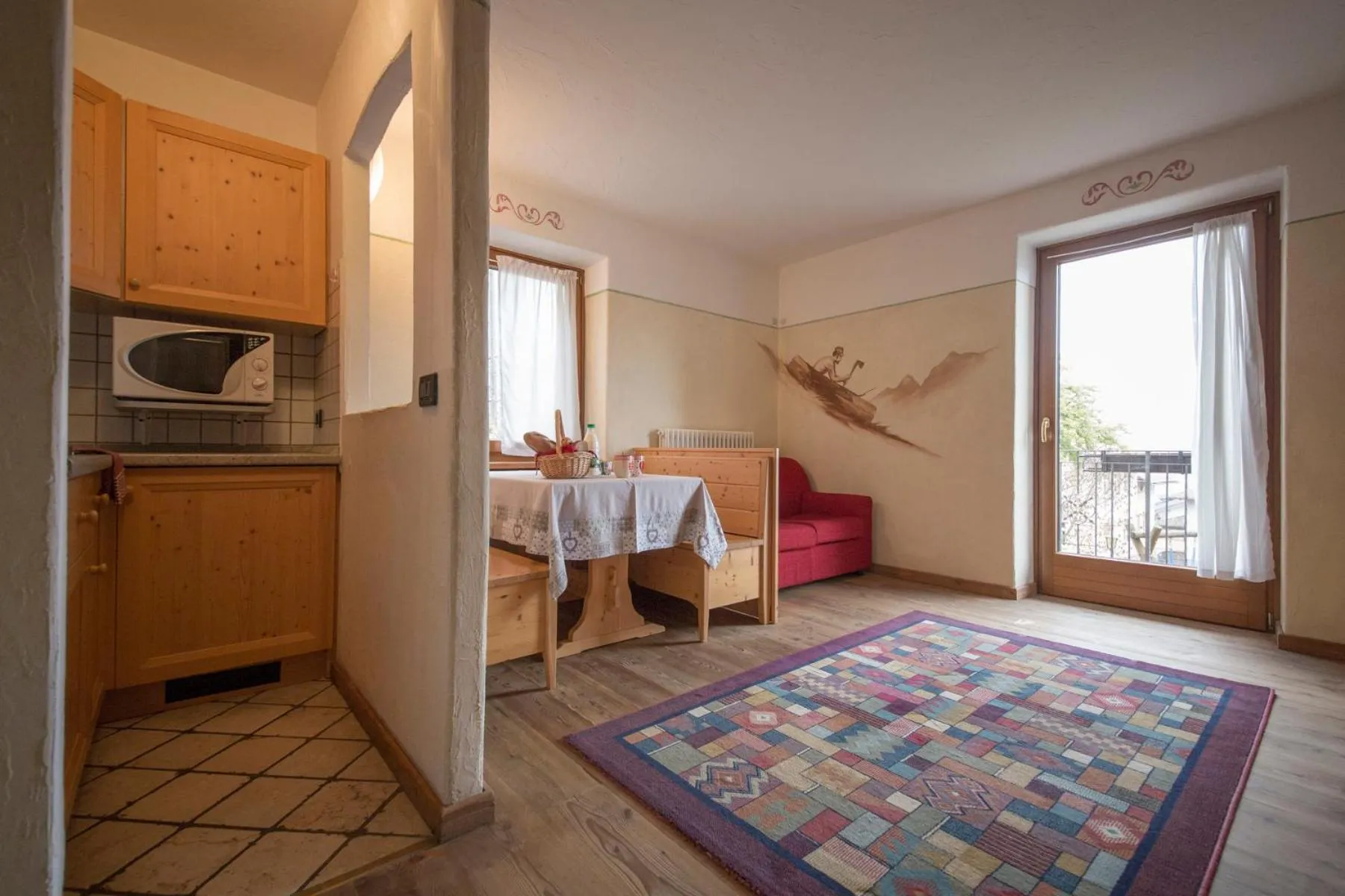 Living room in Residence Miramonti