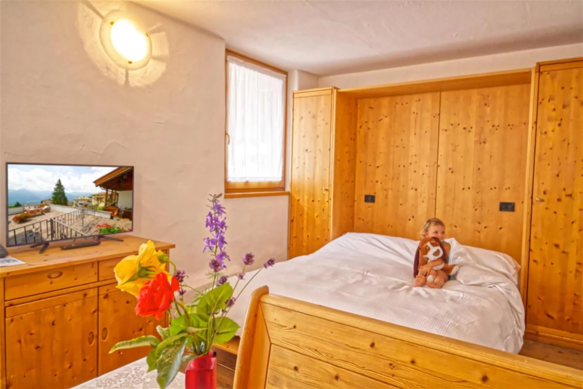 Bedroom, Bed in Residence Miramonti