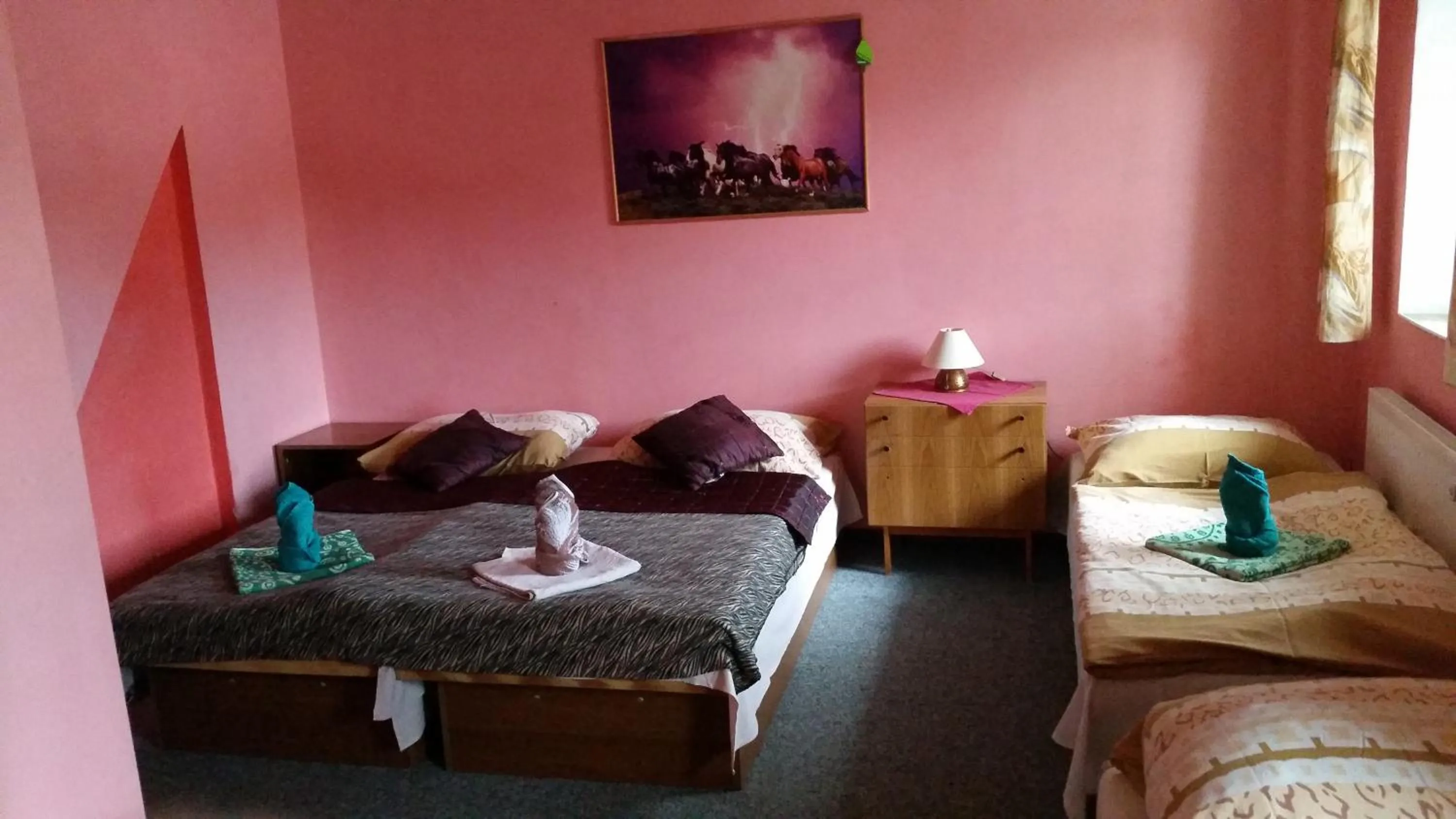 Bed in Penzion Pegas Depoltovice