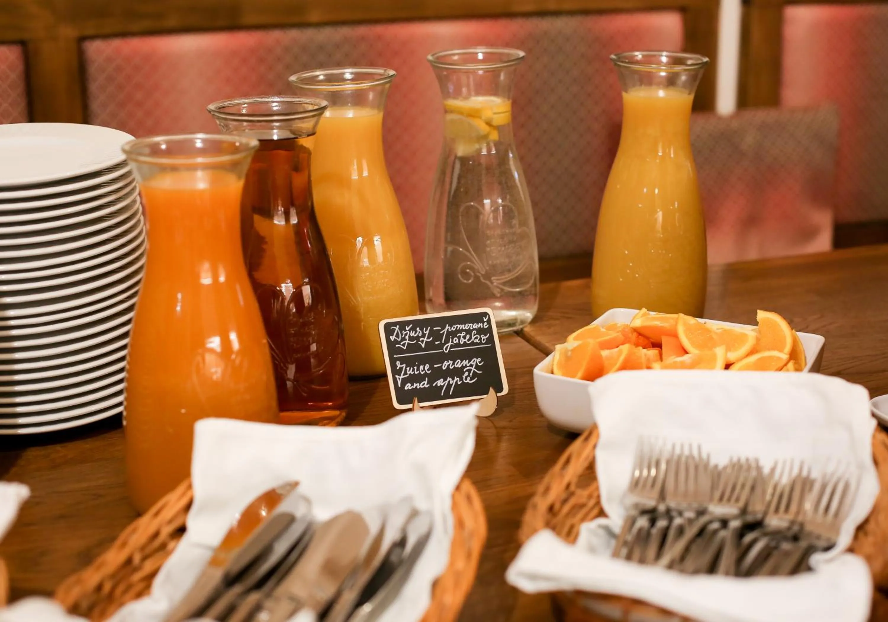 Breakfast in Hotel Tábor
