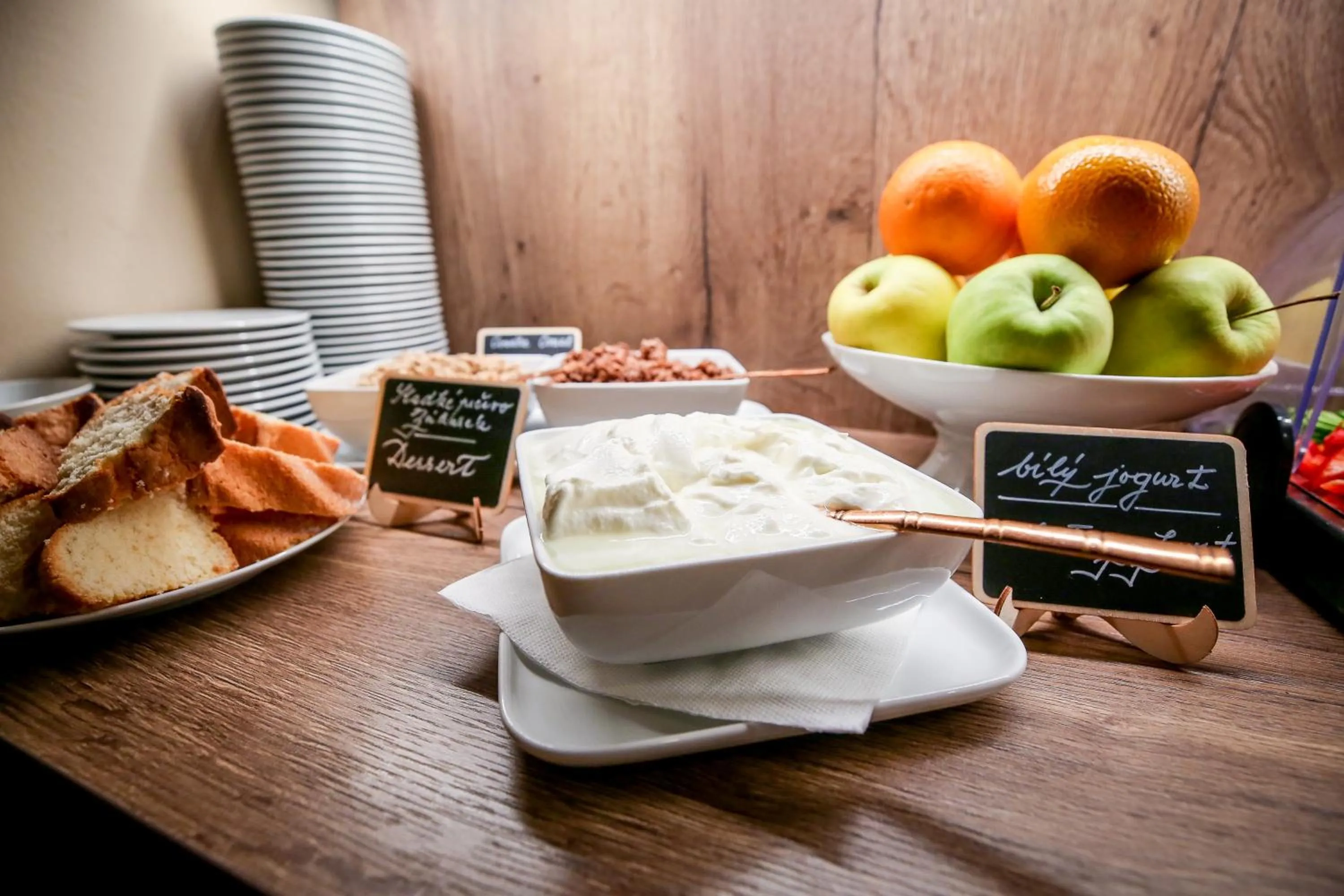 Breakfast in Hotel Tábor