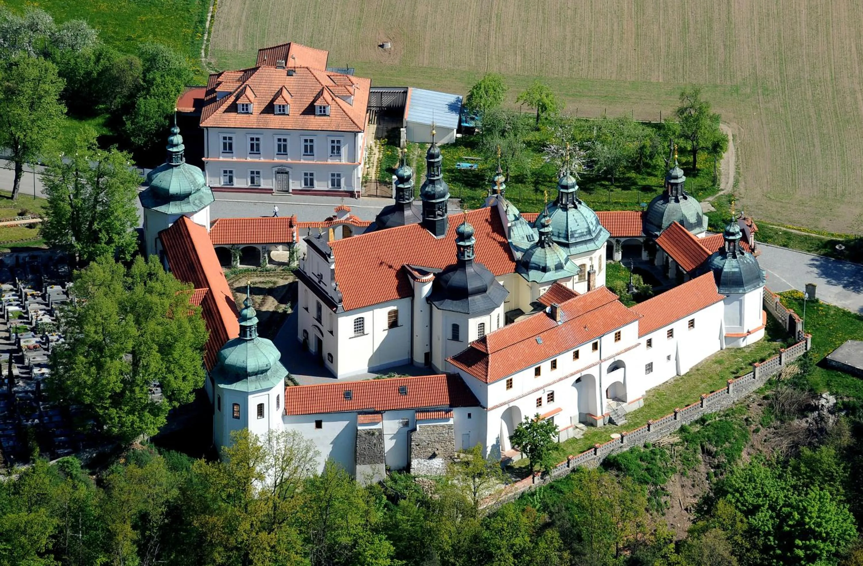 Bird's eye view in Hotel Tábor