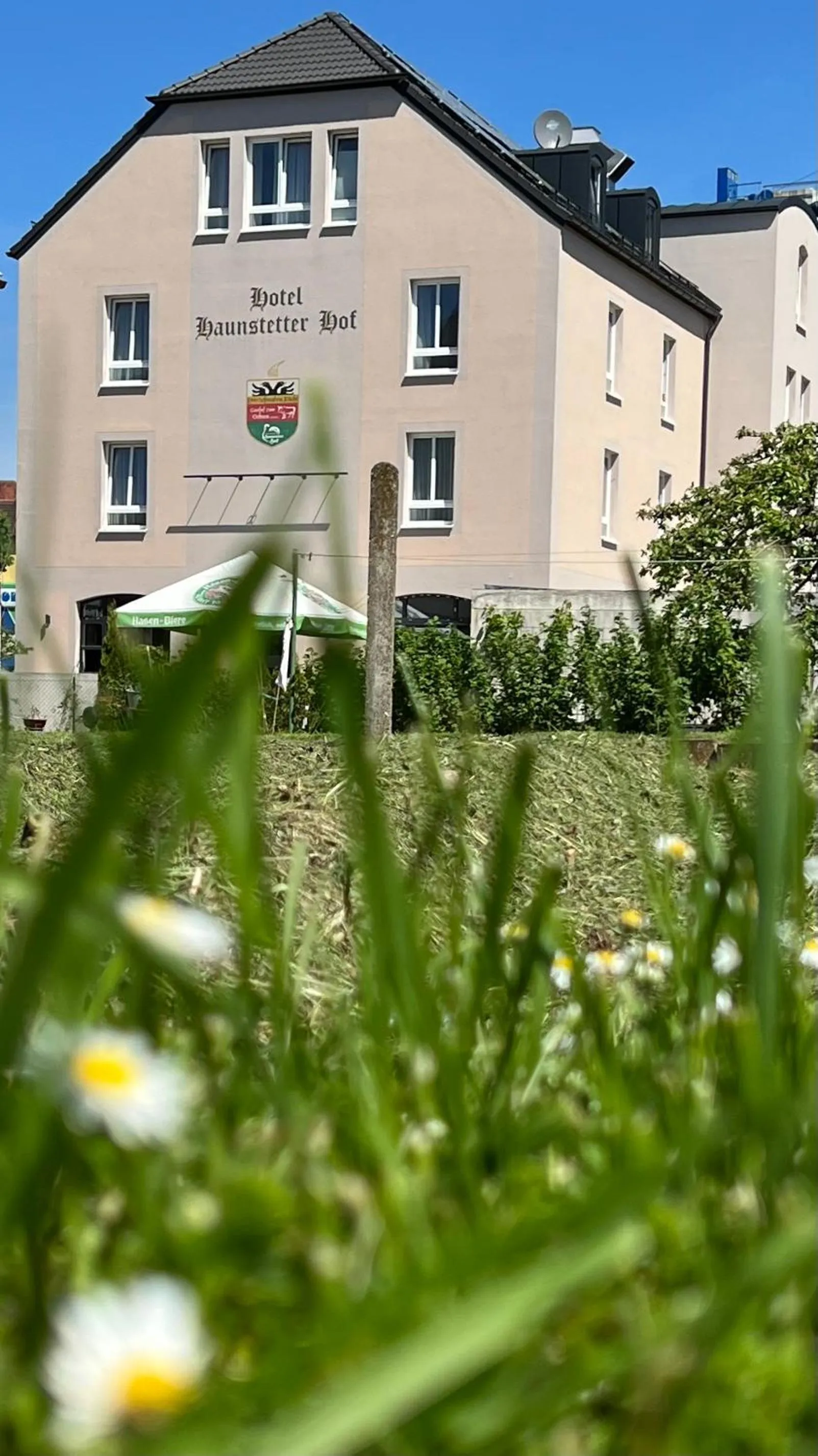 Garden view in Hotel Haunstetter Hof Augsburg