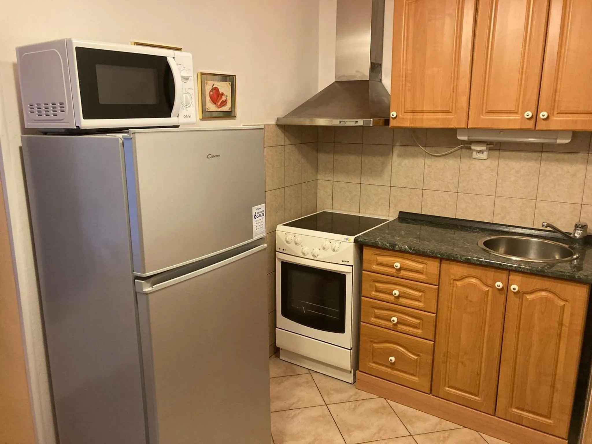 Kitchen or kitchenette in Mila Apartments