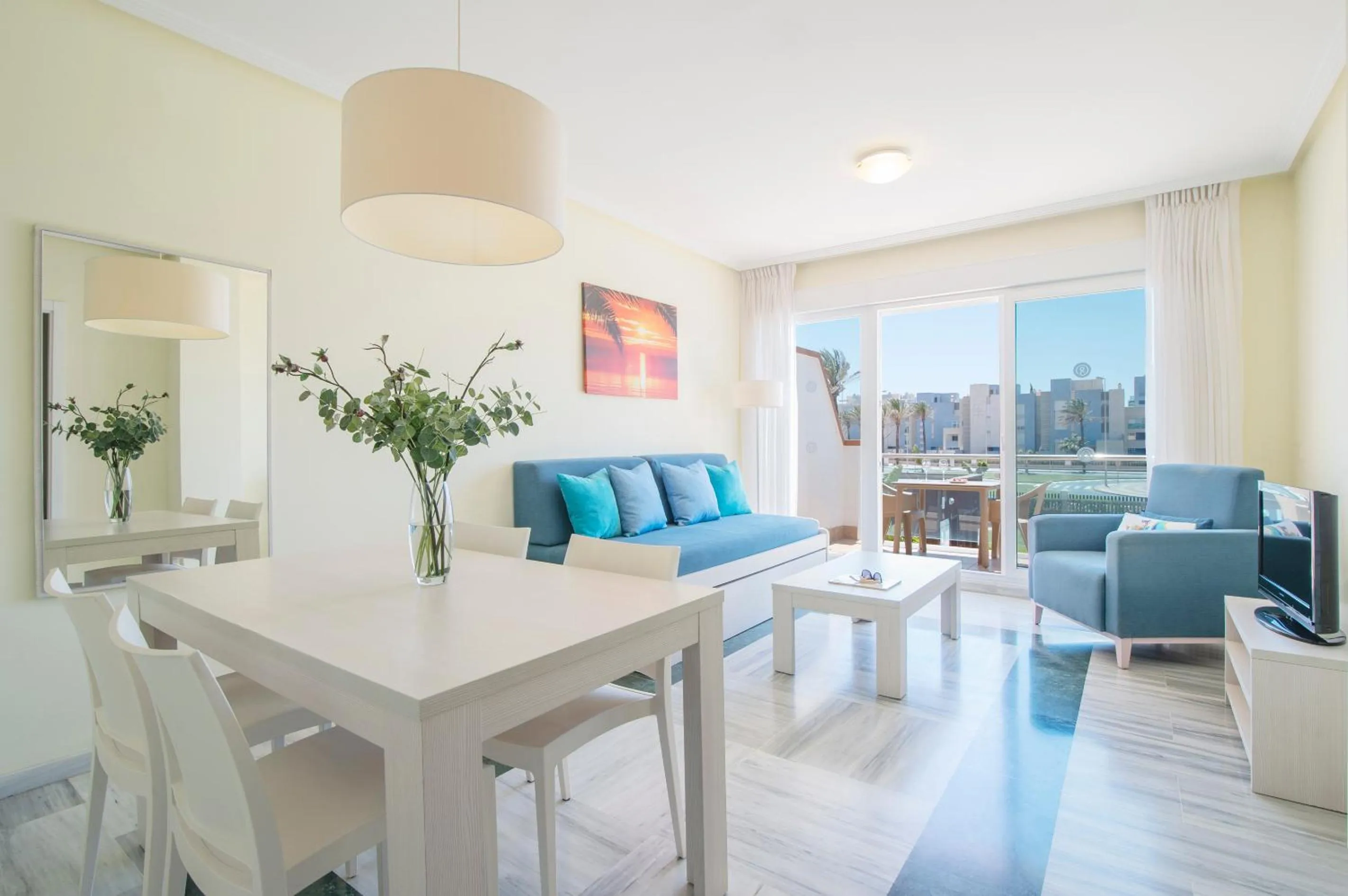 Living room in Pierre & Vacances Almeria Roquetas de Mar