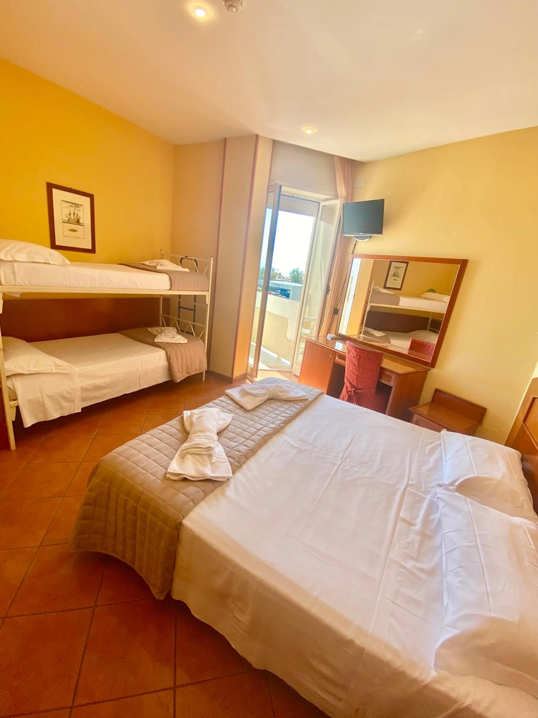 Bed in Hotel Audi Frontemare