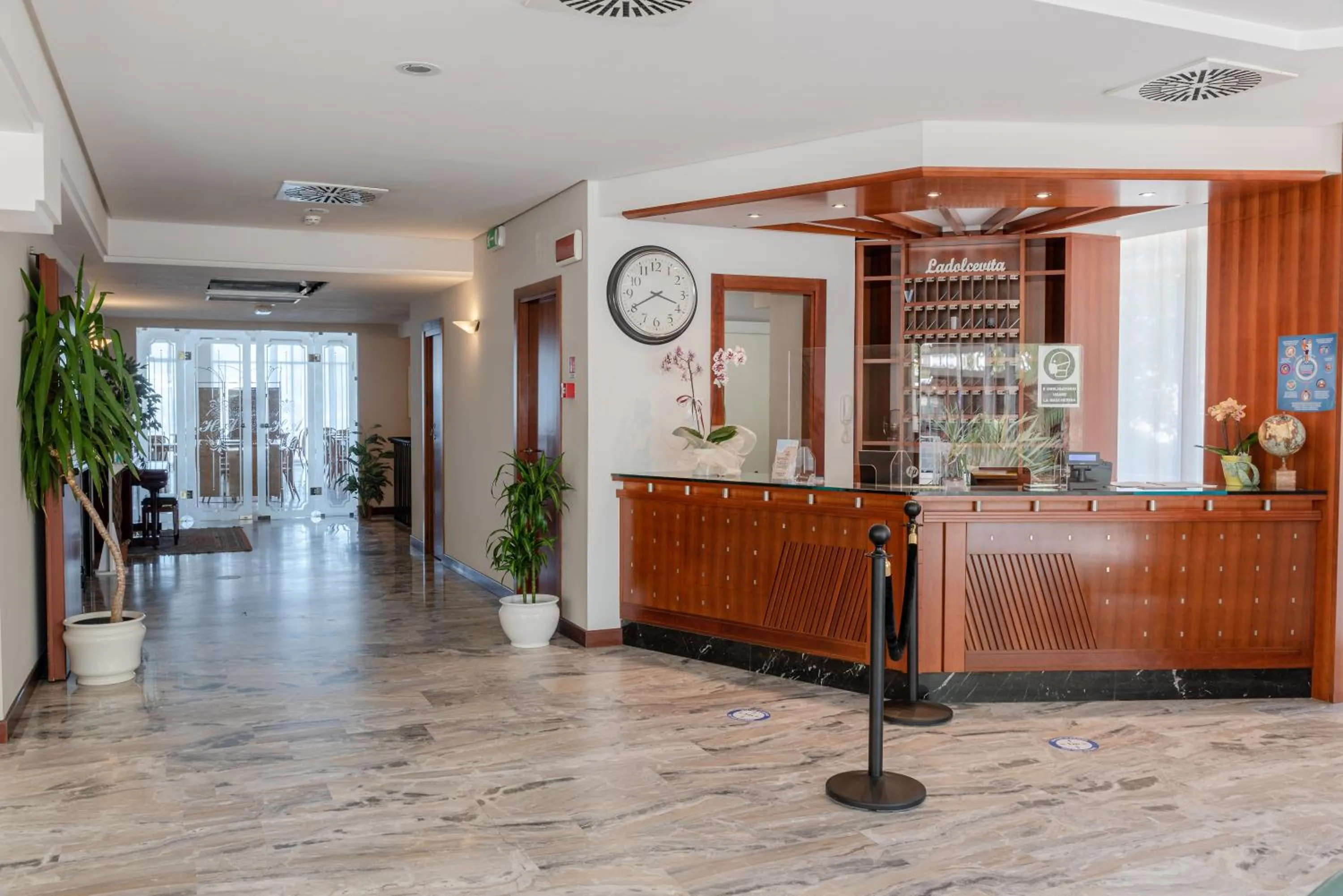 Lobby or reception in Hotel Audi Frontemare