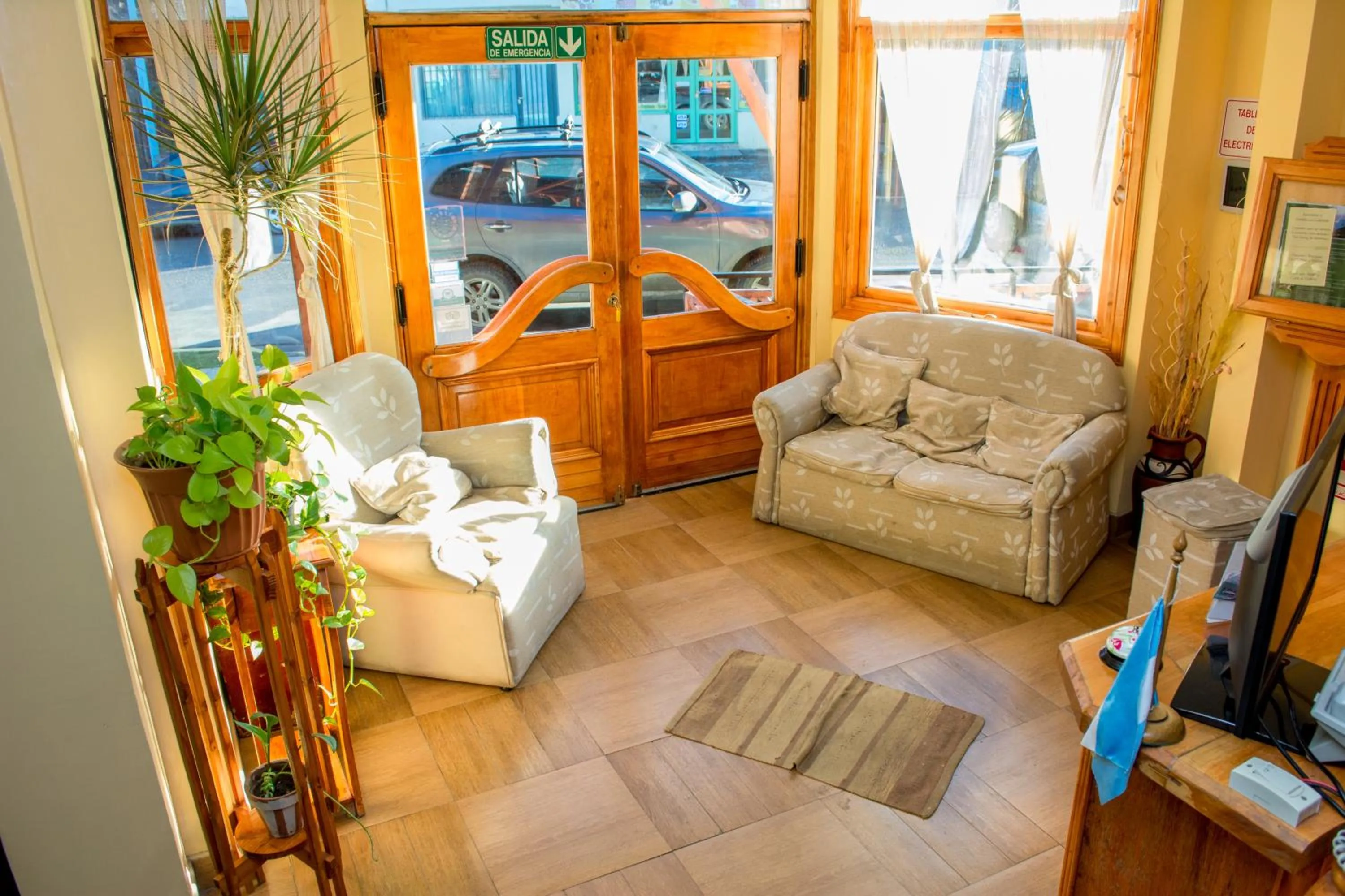 Lobby or reception in Hosteria Les Eclaireurs