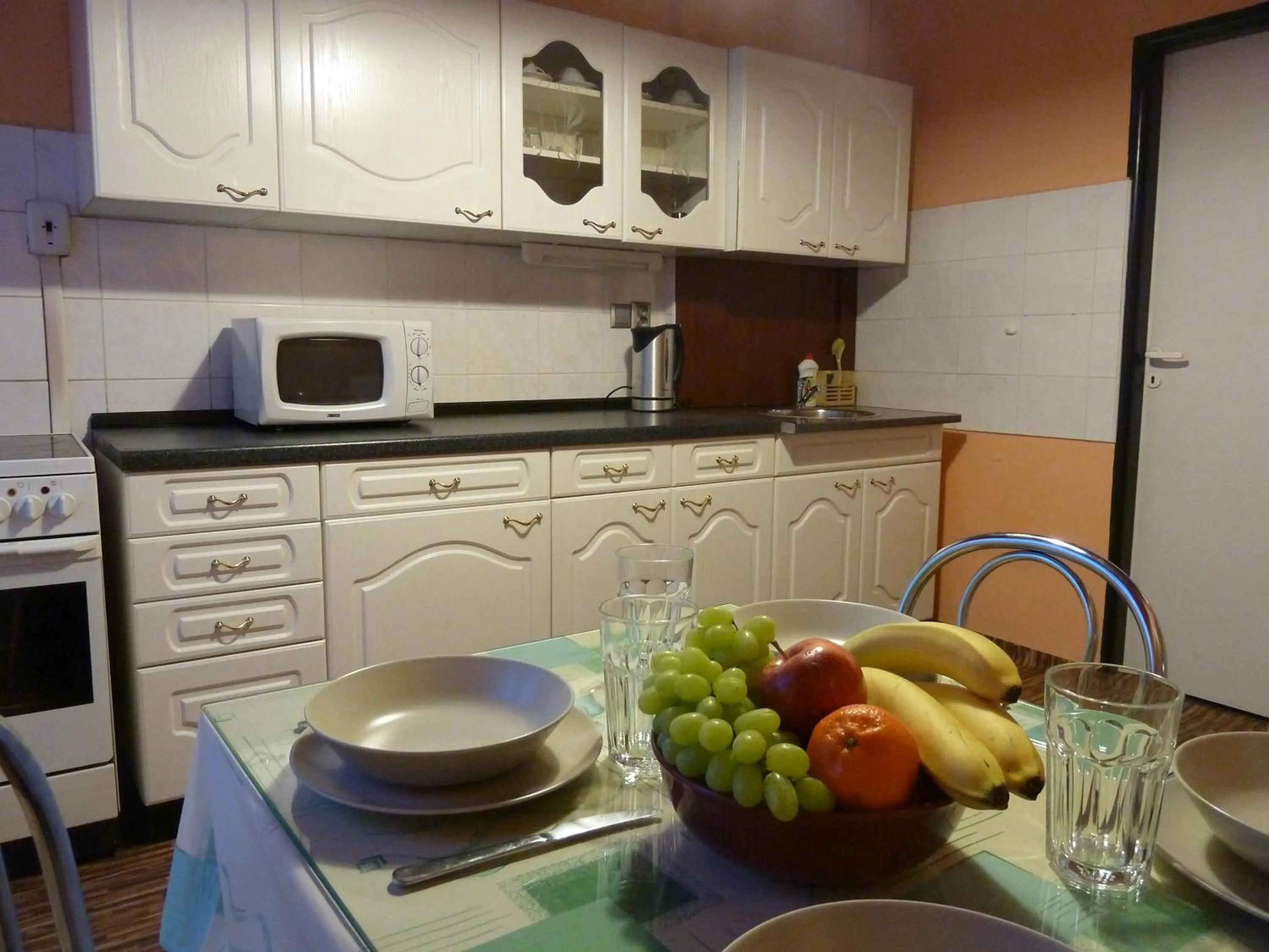 Kitchen or kitchenette in Rezidence Davids Apartments