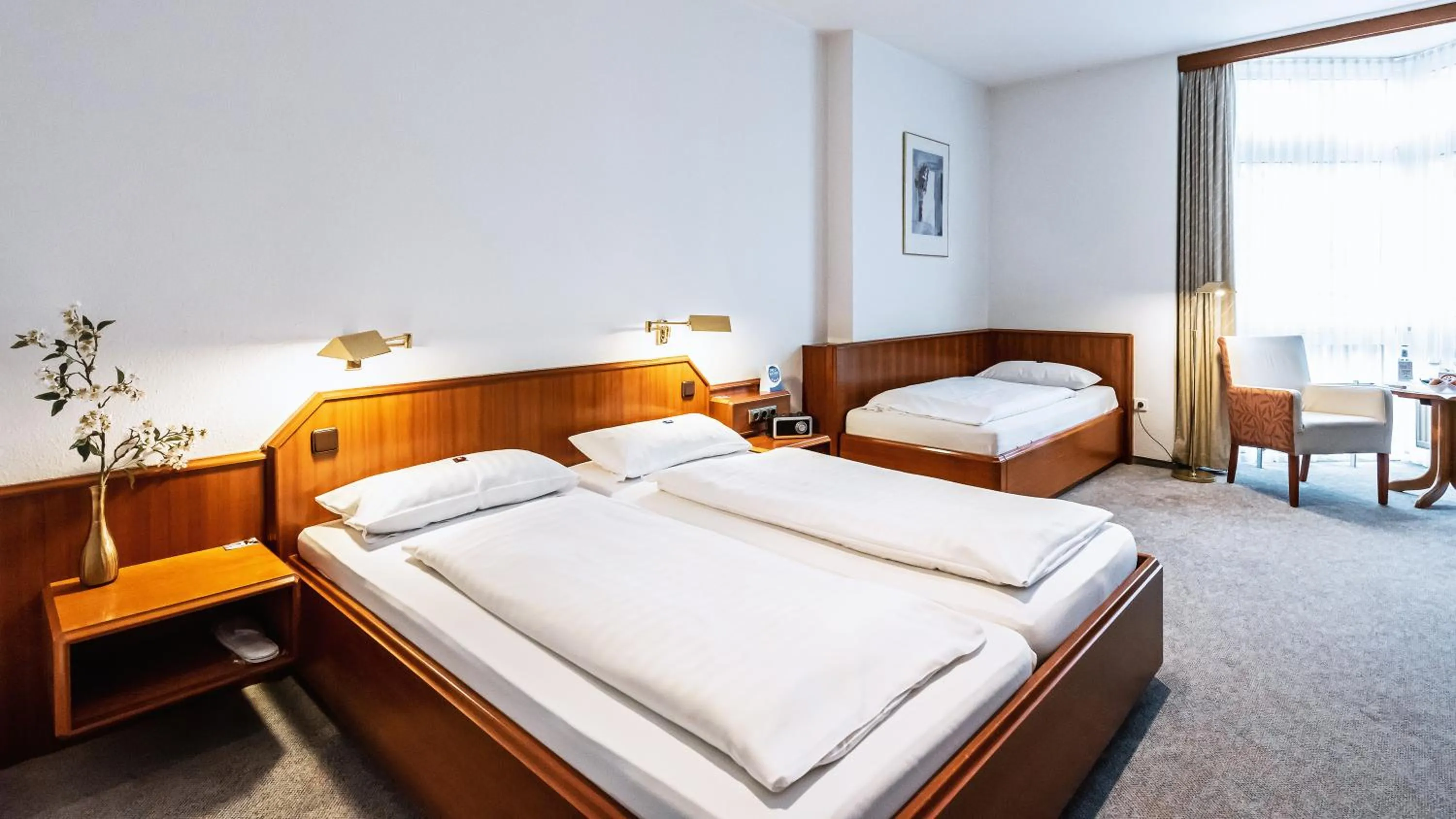 Bed in Hotel Am Stadtpark