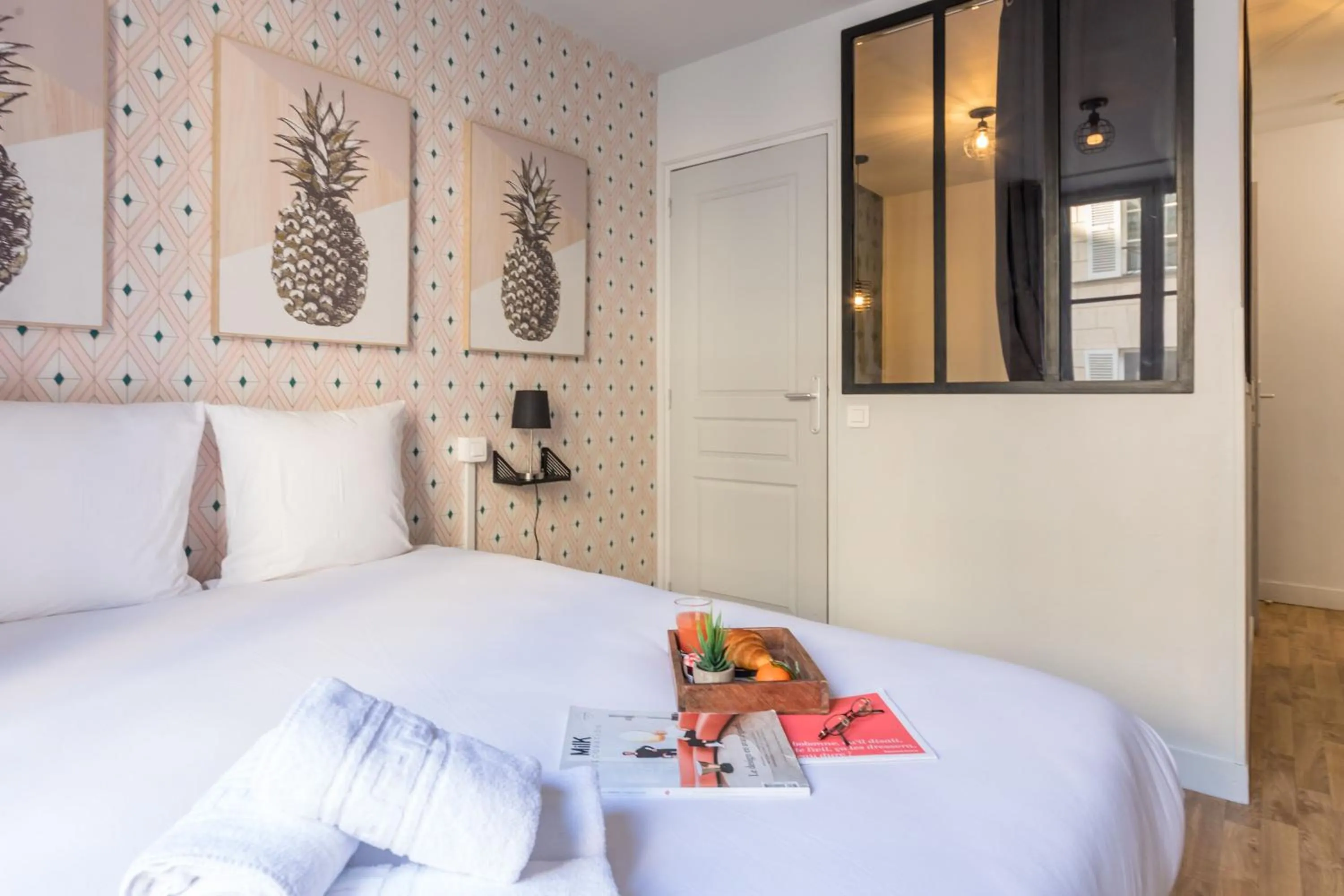 Bedroom, Bed in WS Opéra - Galeries Lafayette