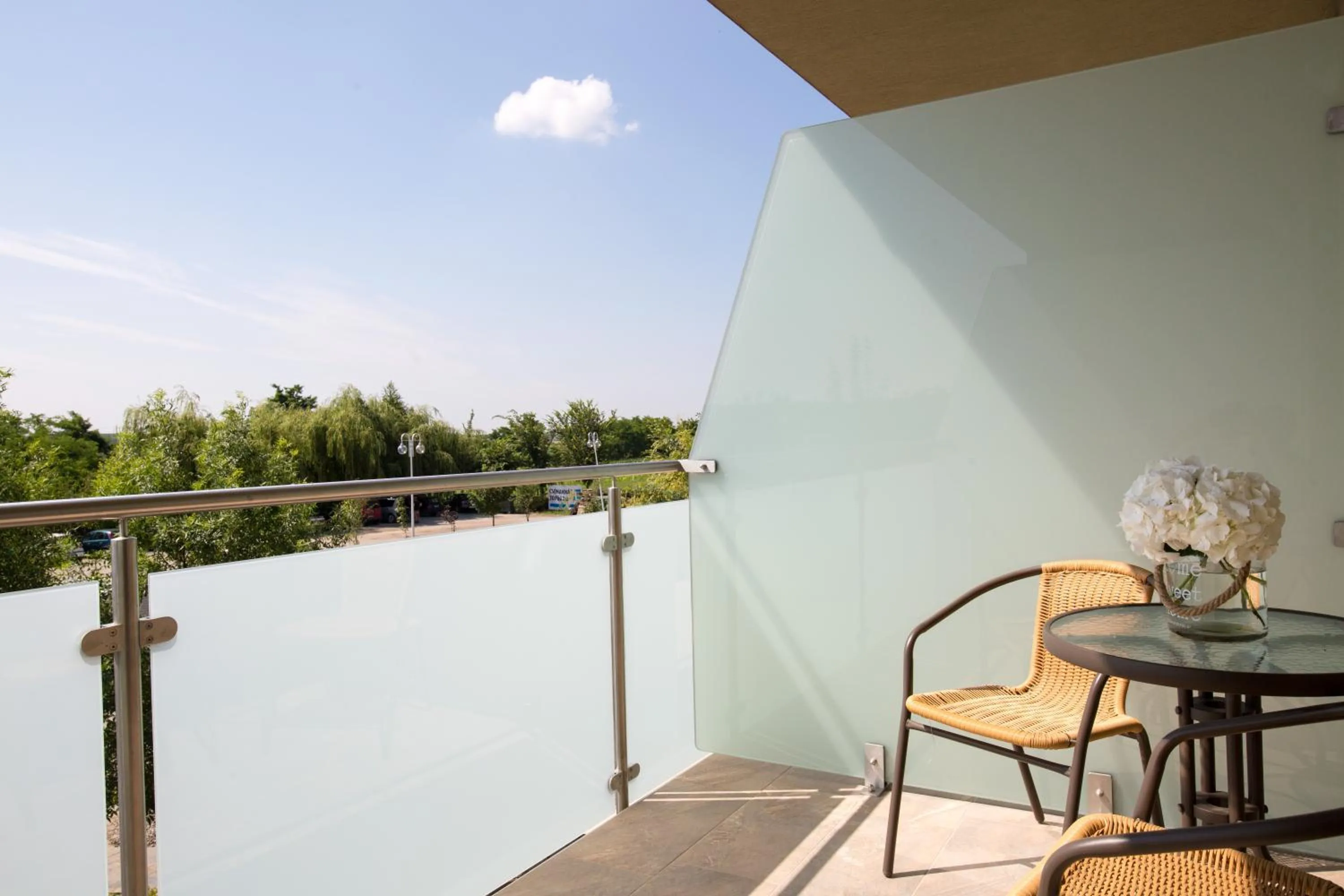 Balcony/Terrace in Nádas Tó Park Hotel