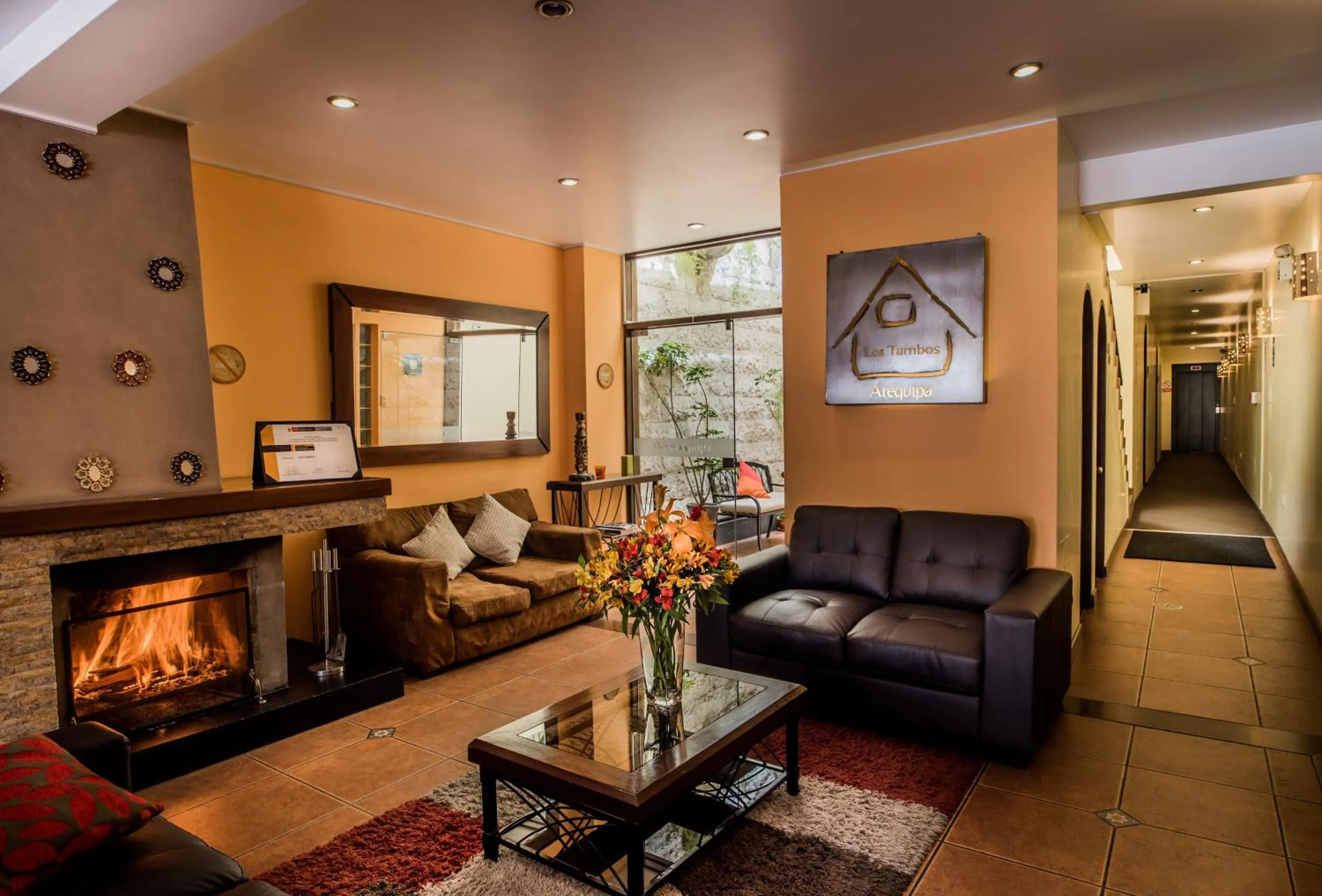 Living room in Hotel Los Tambos Boutique