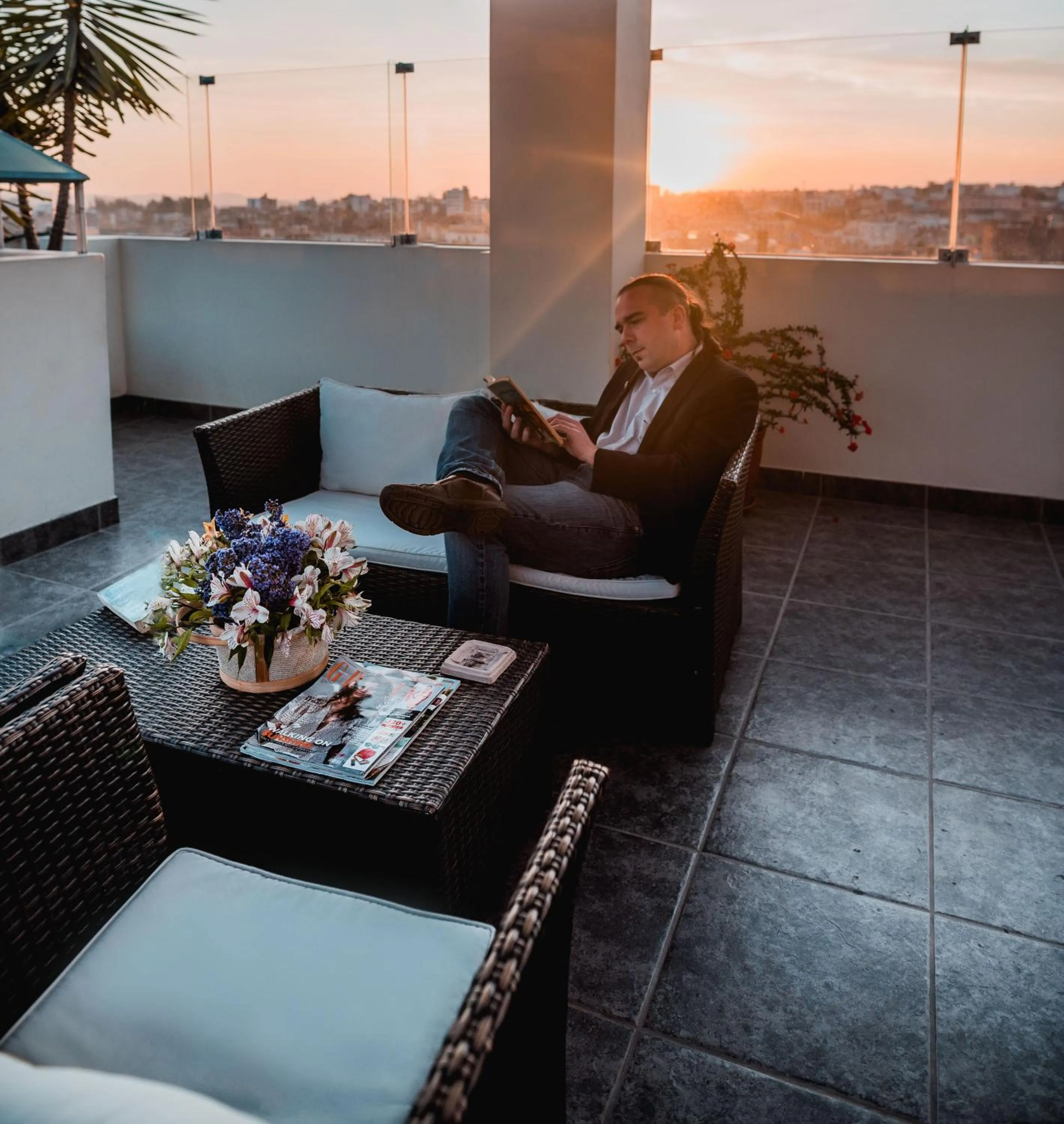 Sunset in Hotel Los Tambos Boutique