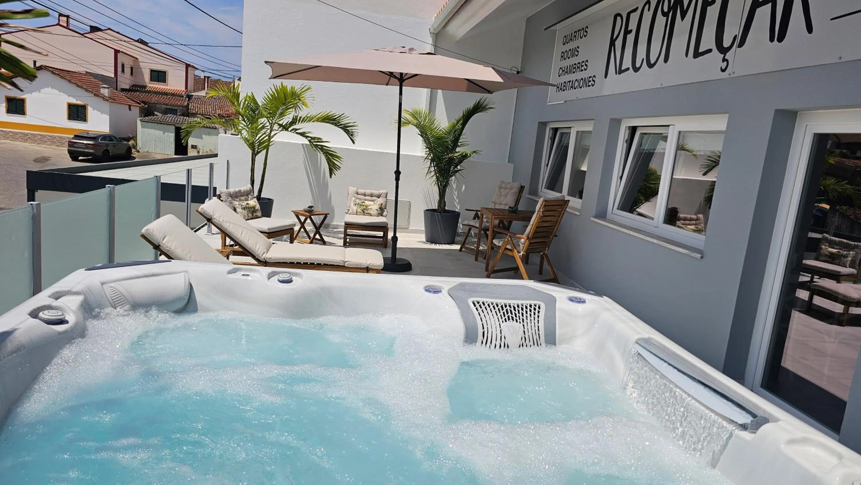 Hot Tub in Hospedaria Recomeçar