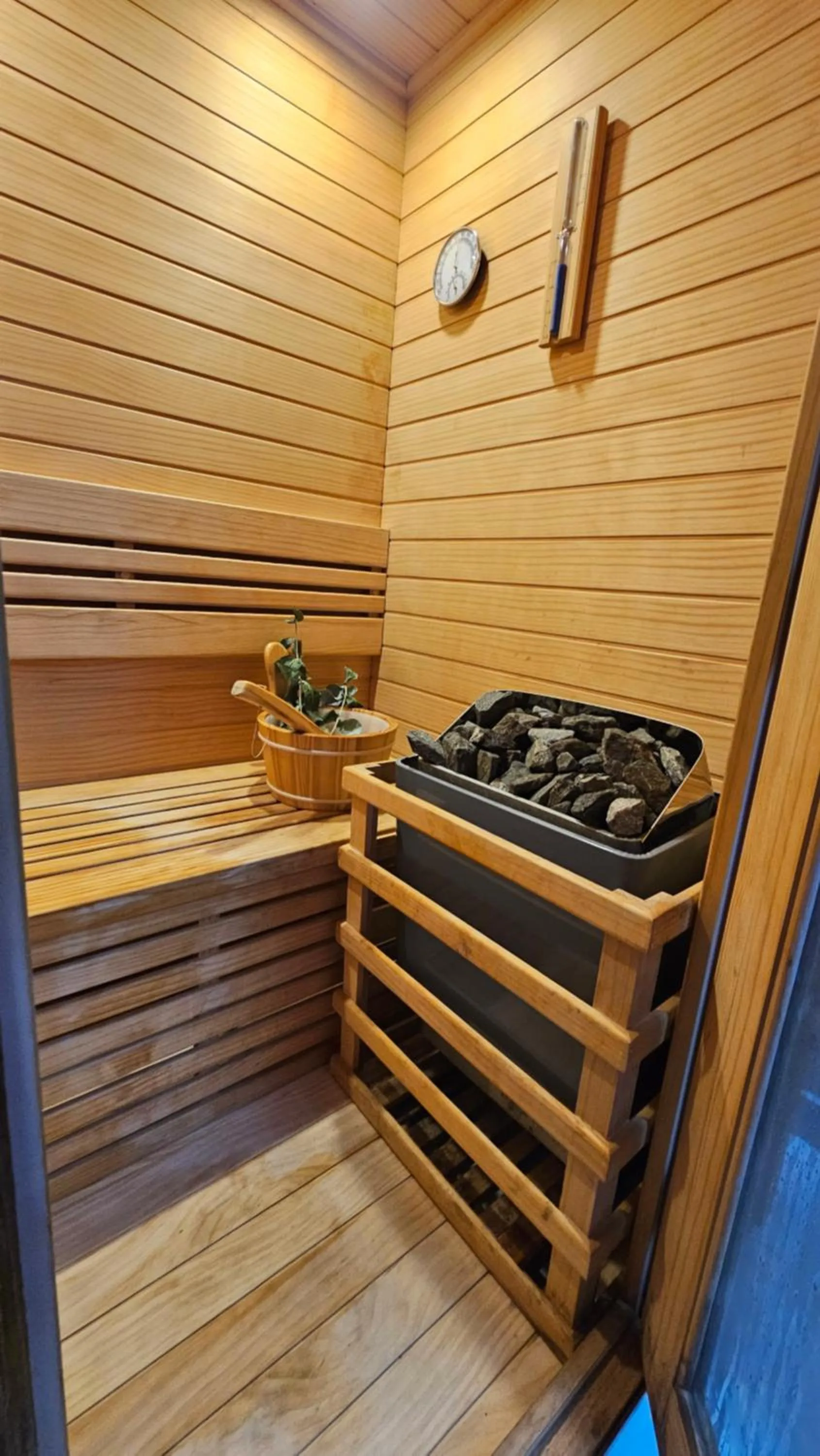 Sauna in Hospedaria Recomeçar