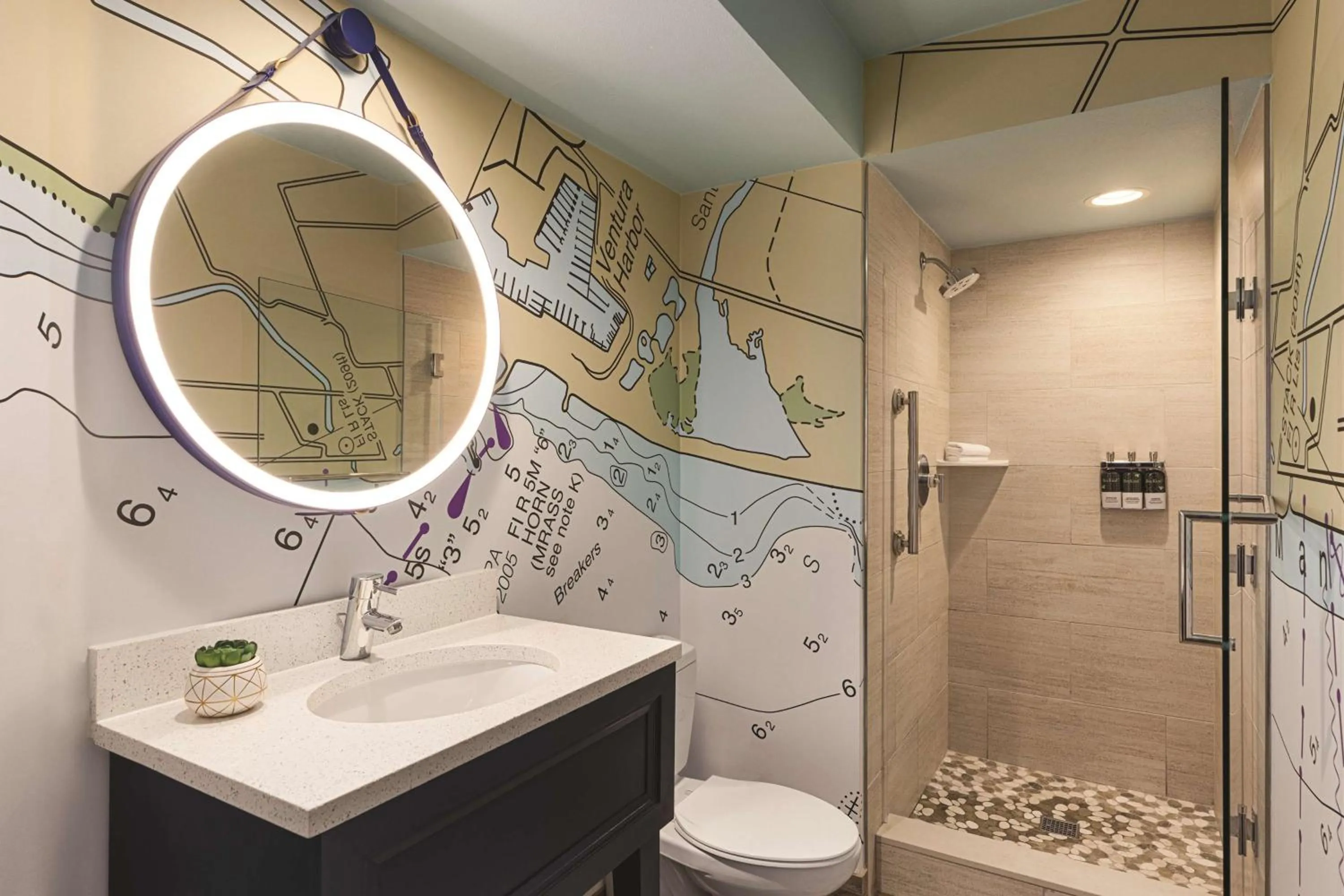 Bathroom in Zachari Dunes on Mandalay Beach, Curio Collection by Hilton