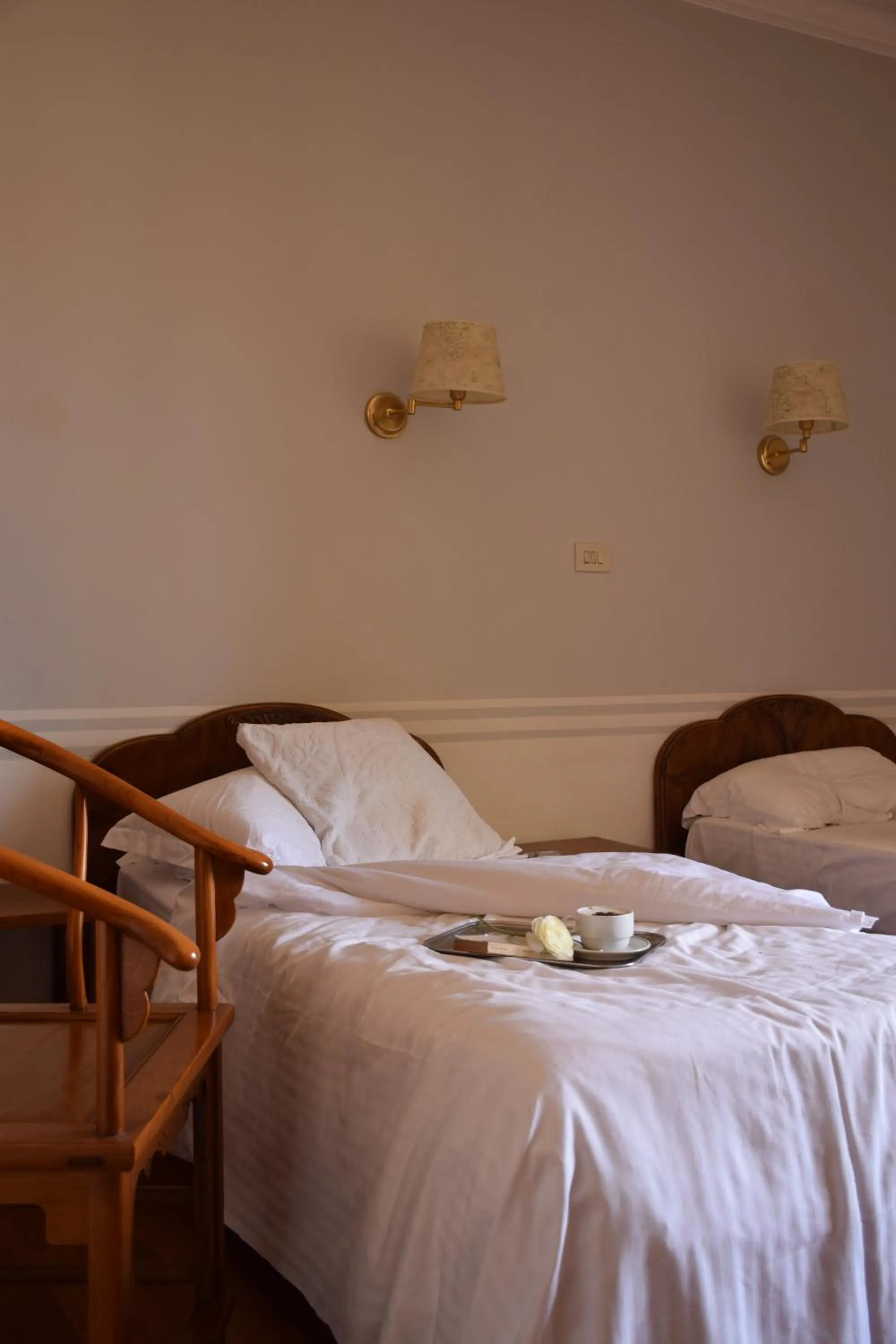 Bed in Hotel Lancelot