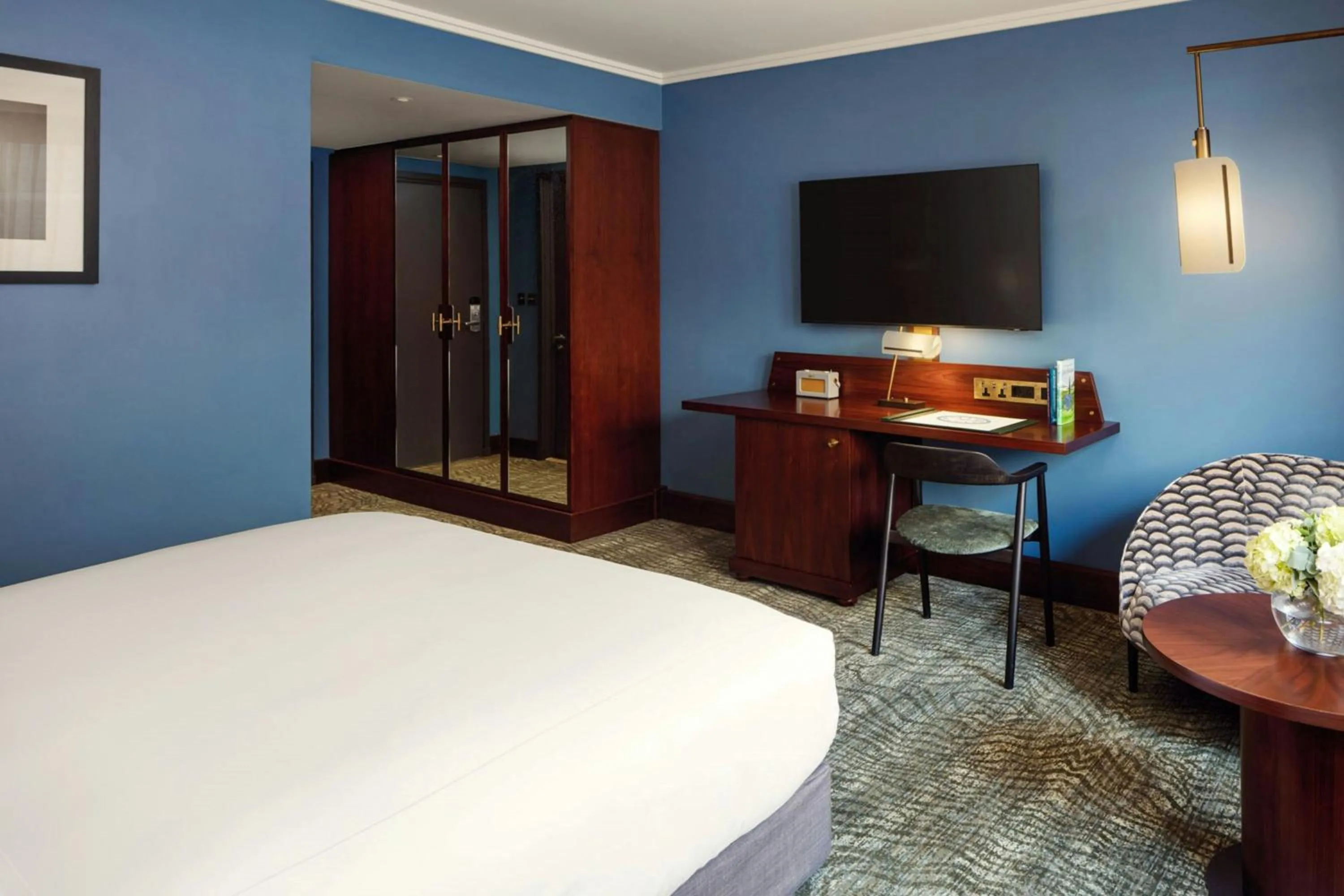 Photo of the whole room, Bed in St Pancras London, Autograph Collection