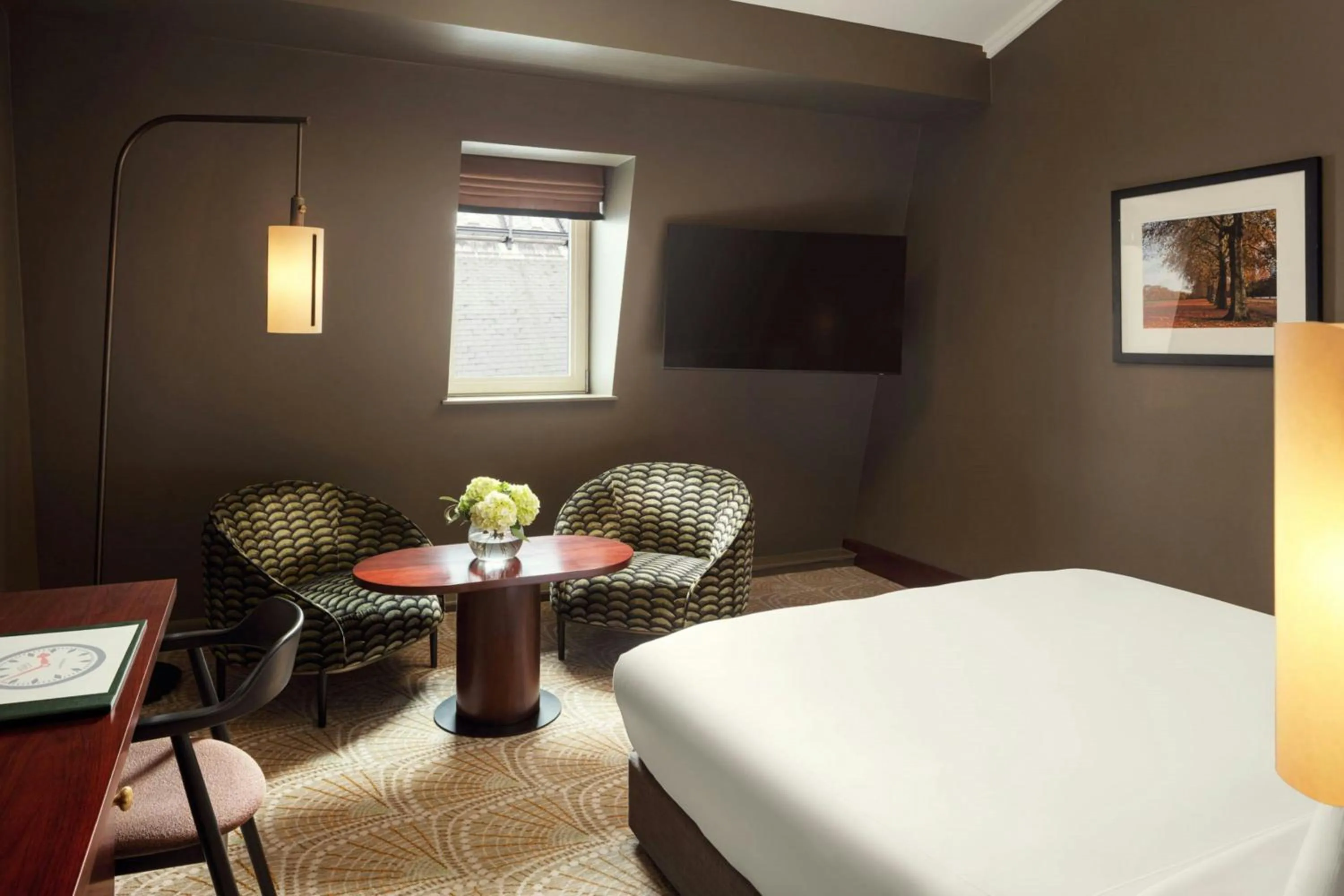 Photo of the whole room, Bed in St Pancras London, Autograph Collection