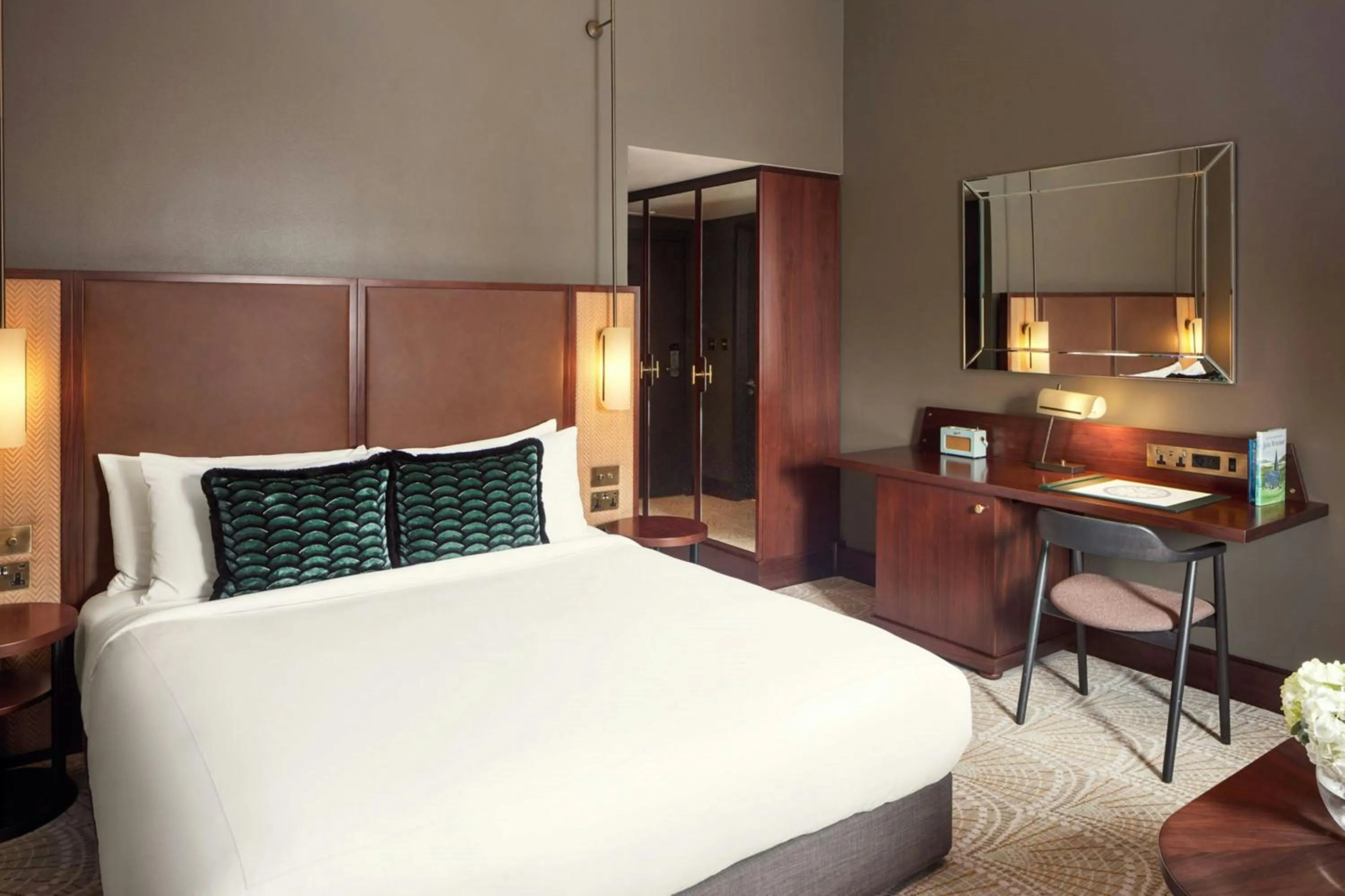 Photo of the whole room, Bed in St Pancras London, Autograph Collection