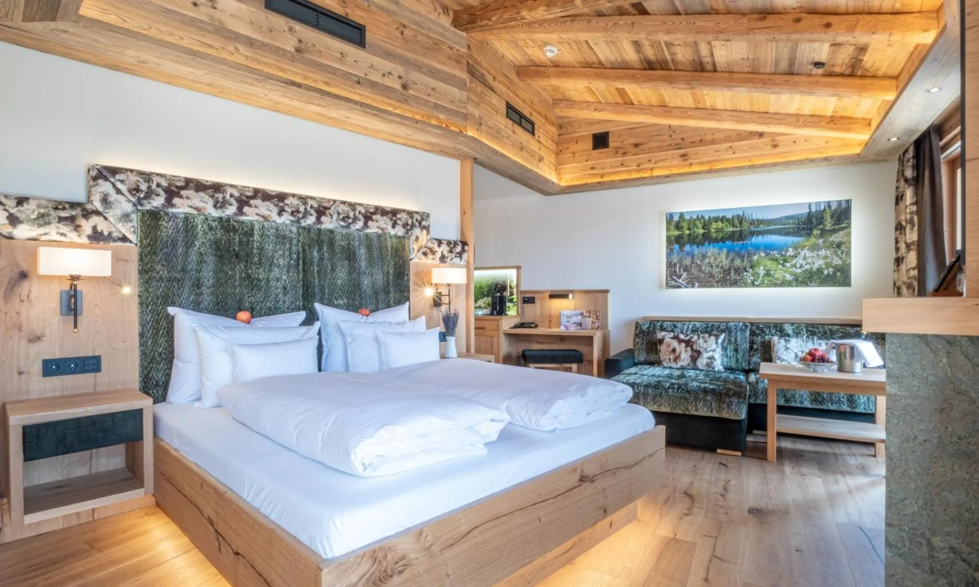 Photo of the whole room, Bed in Natur- & Wellnesshotel Brunner Hof