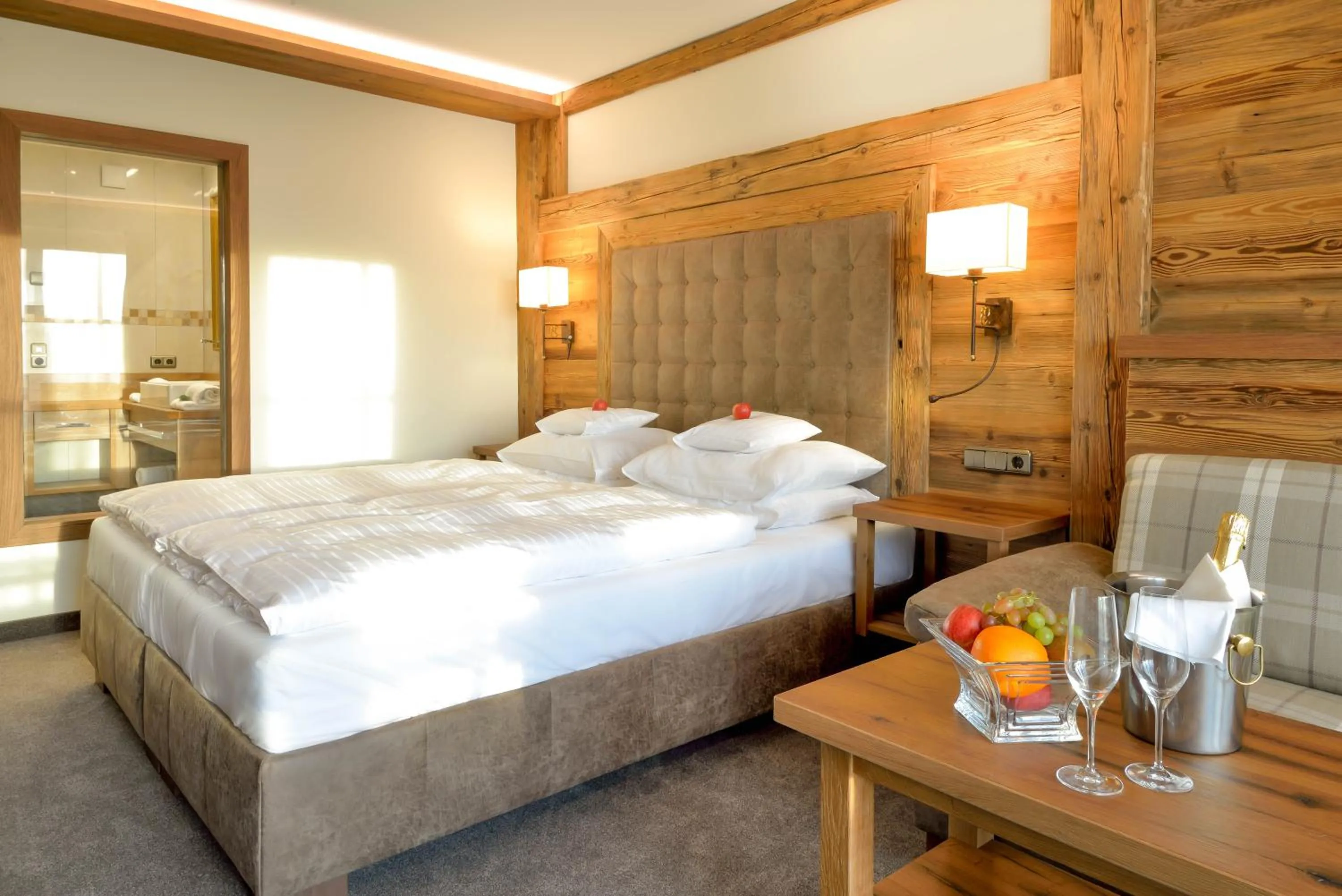 Photo of the whole room, Bed in Natur- & Wellnesshotel Brunner Hof