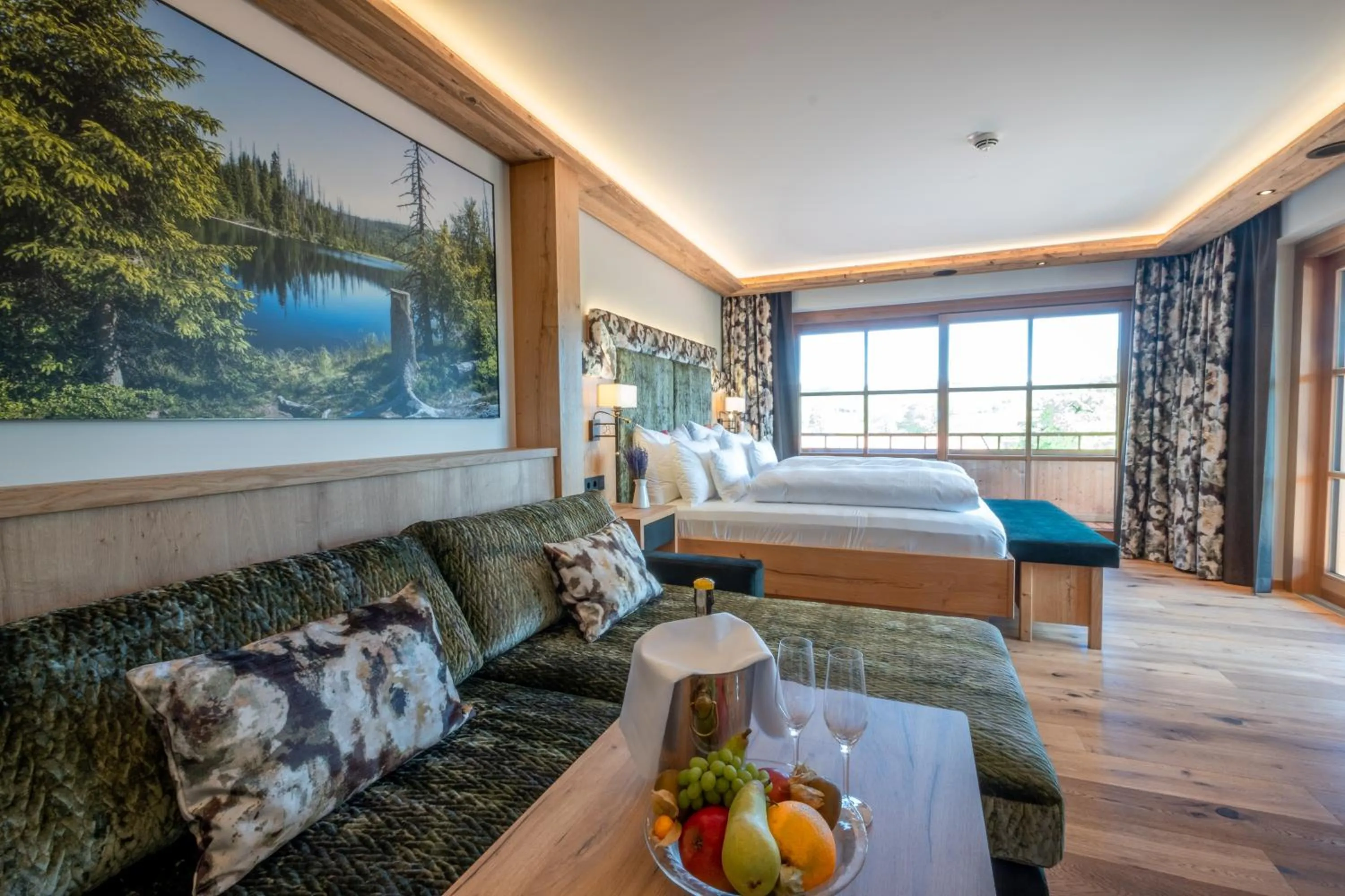 Photo of the whole room, Bed in Natur- & Wellnesshotel Brunner Hof