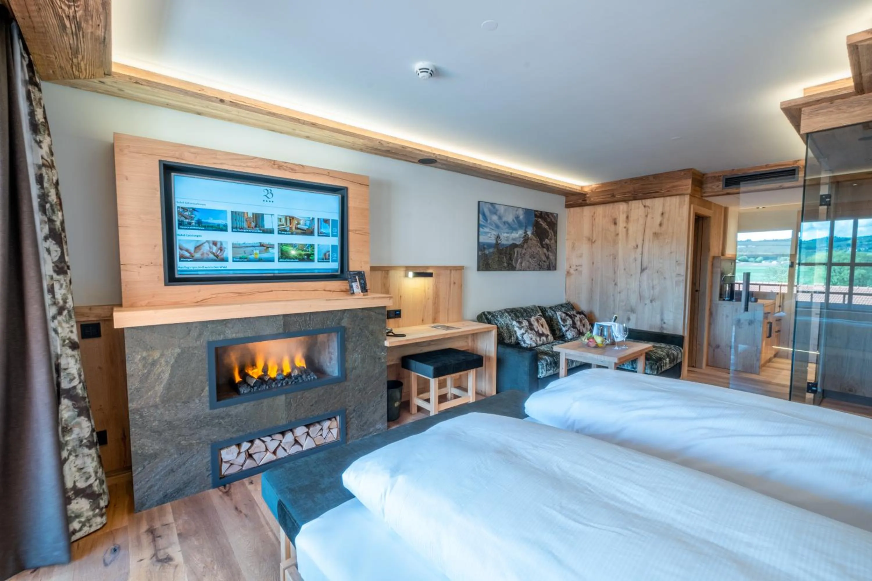 Photo of the whole room, Bed in Natur- & Wellnesshotel Brunner Hof