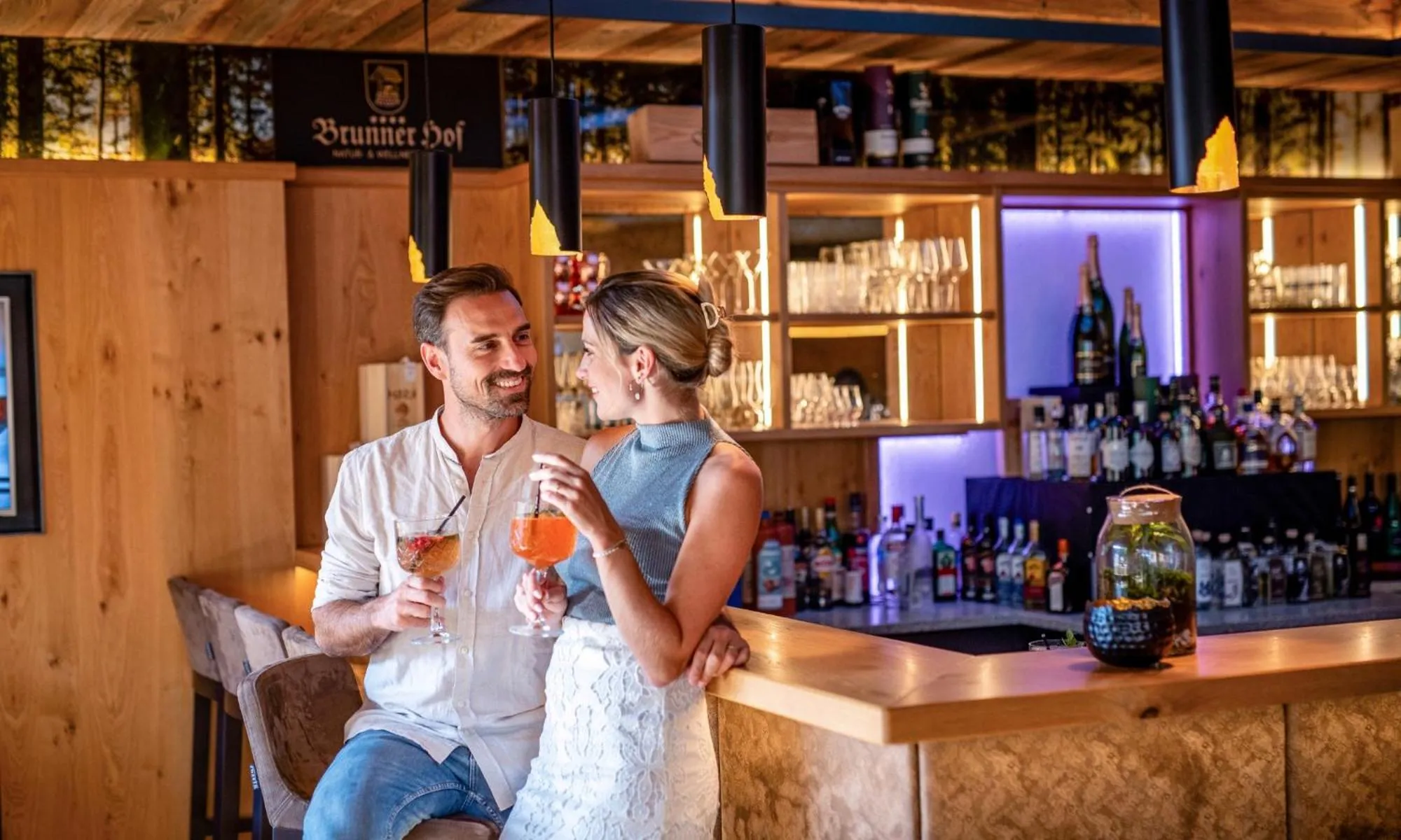 Lounge or bar in Natur- & Wellnesshotel Brunner Hof