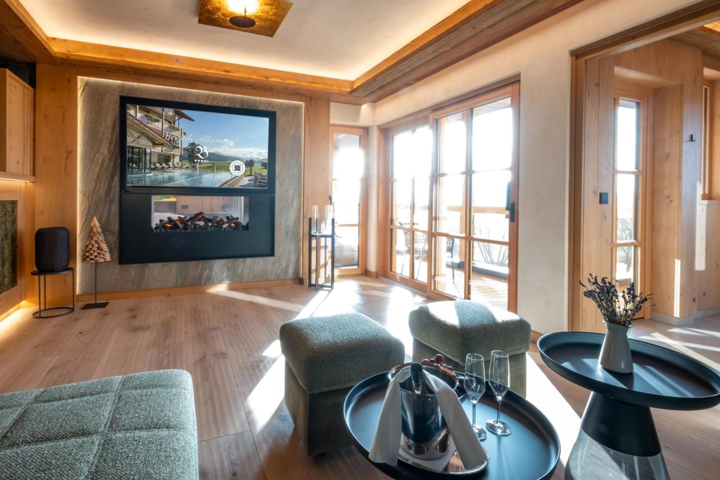 Seating area in Natur- & Wellnesshotel Brunner Hof