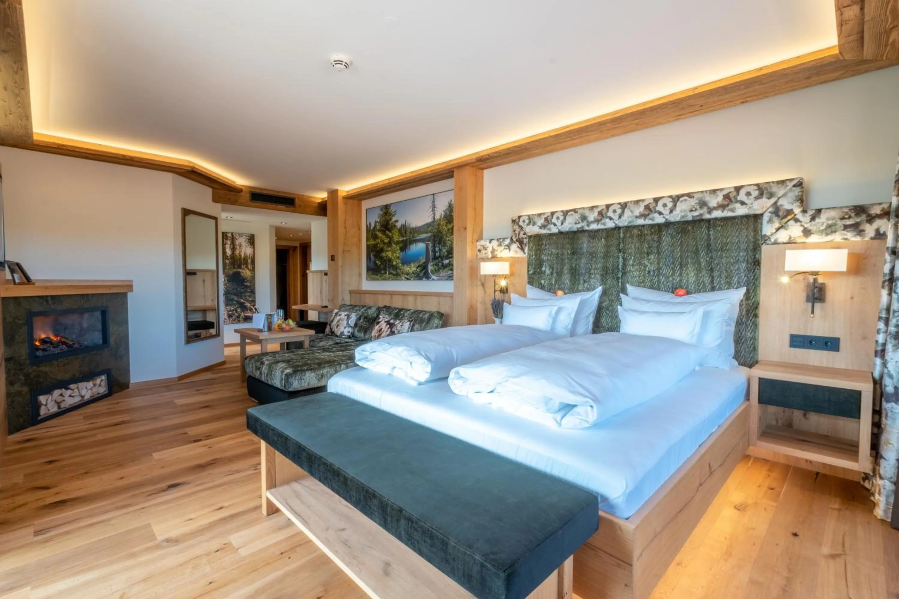 Photo of the whole room, Bed in Natur- & Wellnesshotel Brunner Hof